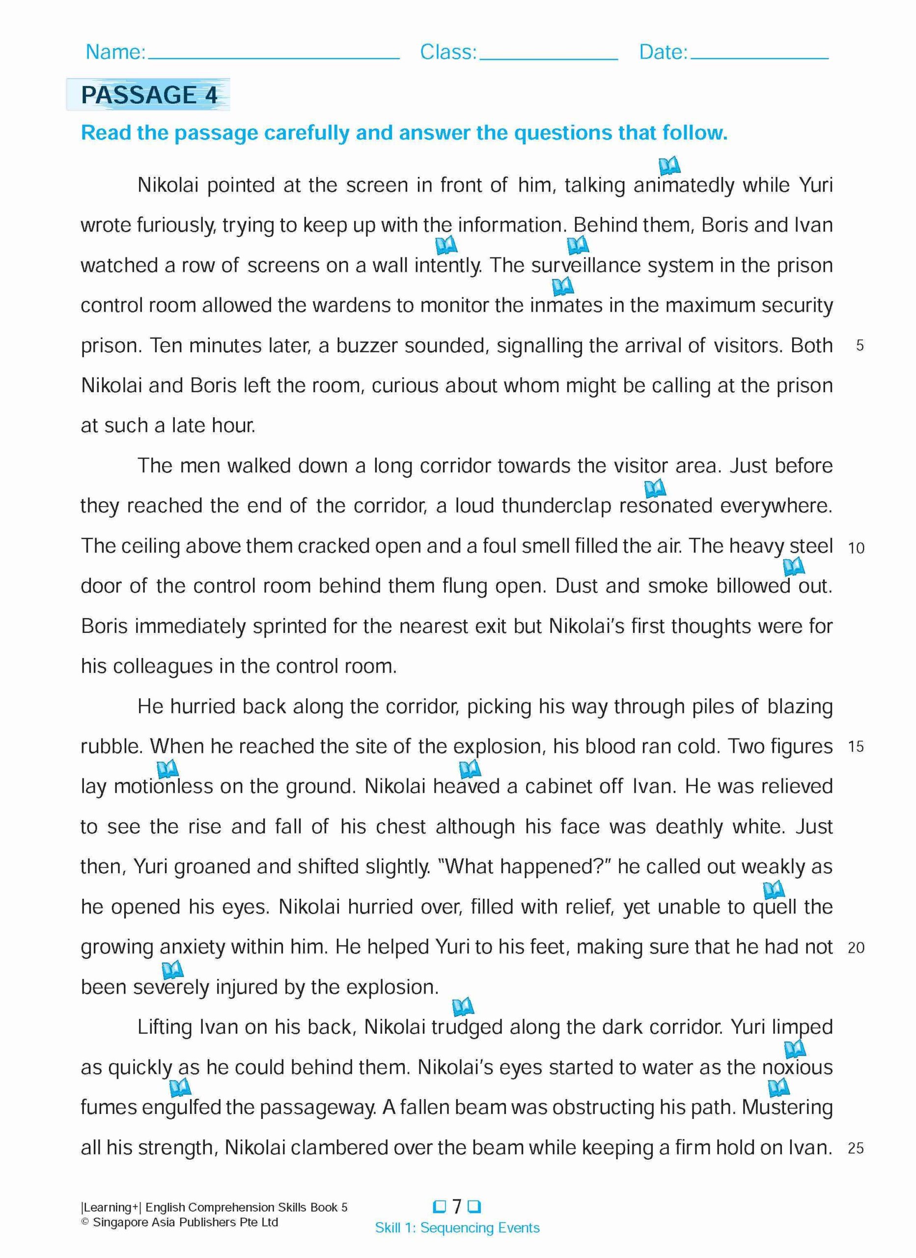 LEARNING+ ENGLISH COMPREHENSION SKILLS Book 5