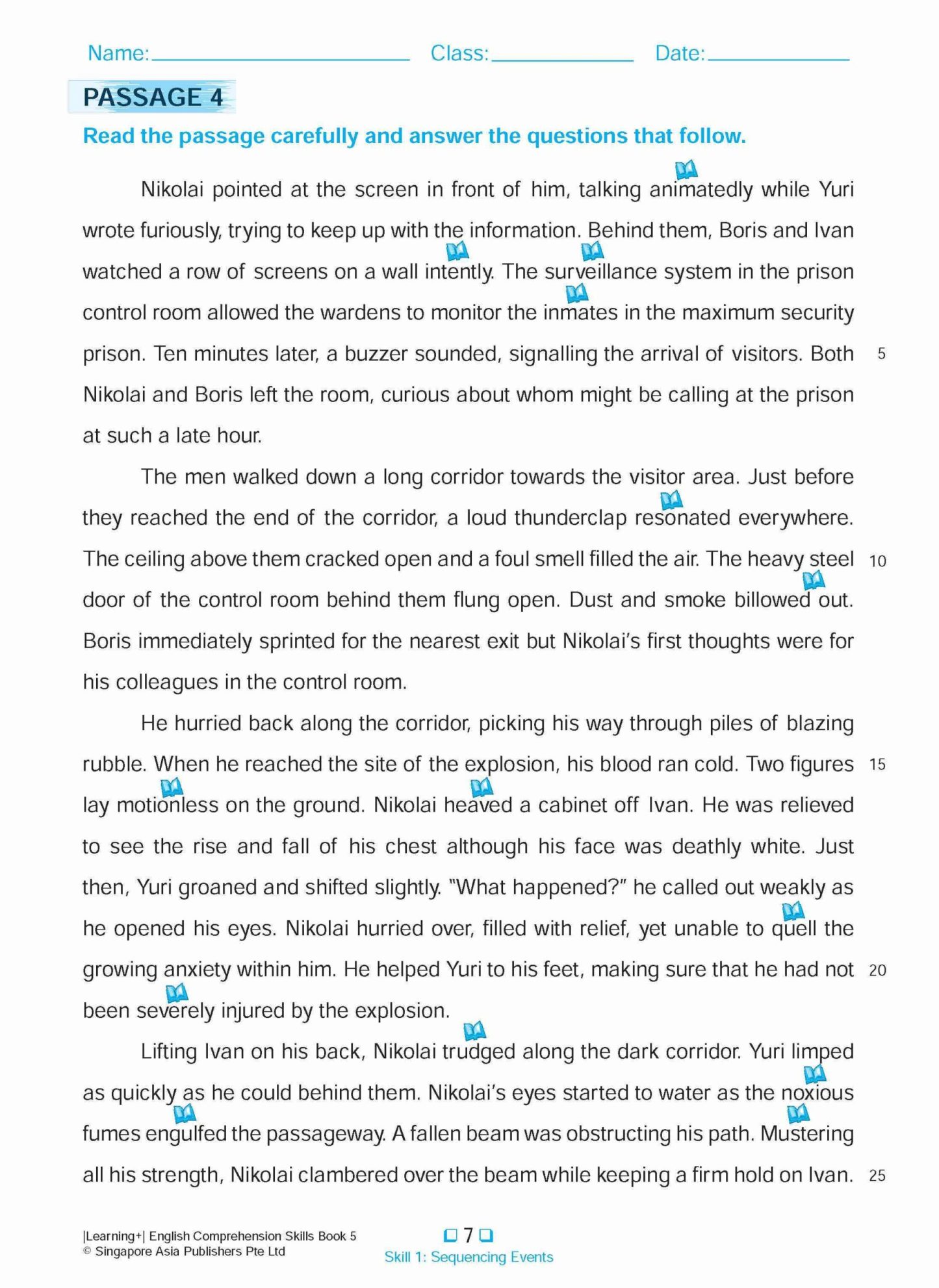 LEARNING+ ENGLISH COMPREHENSION SKILLS Book 5