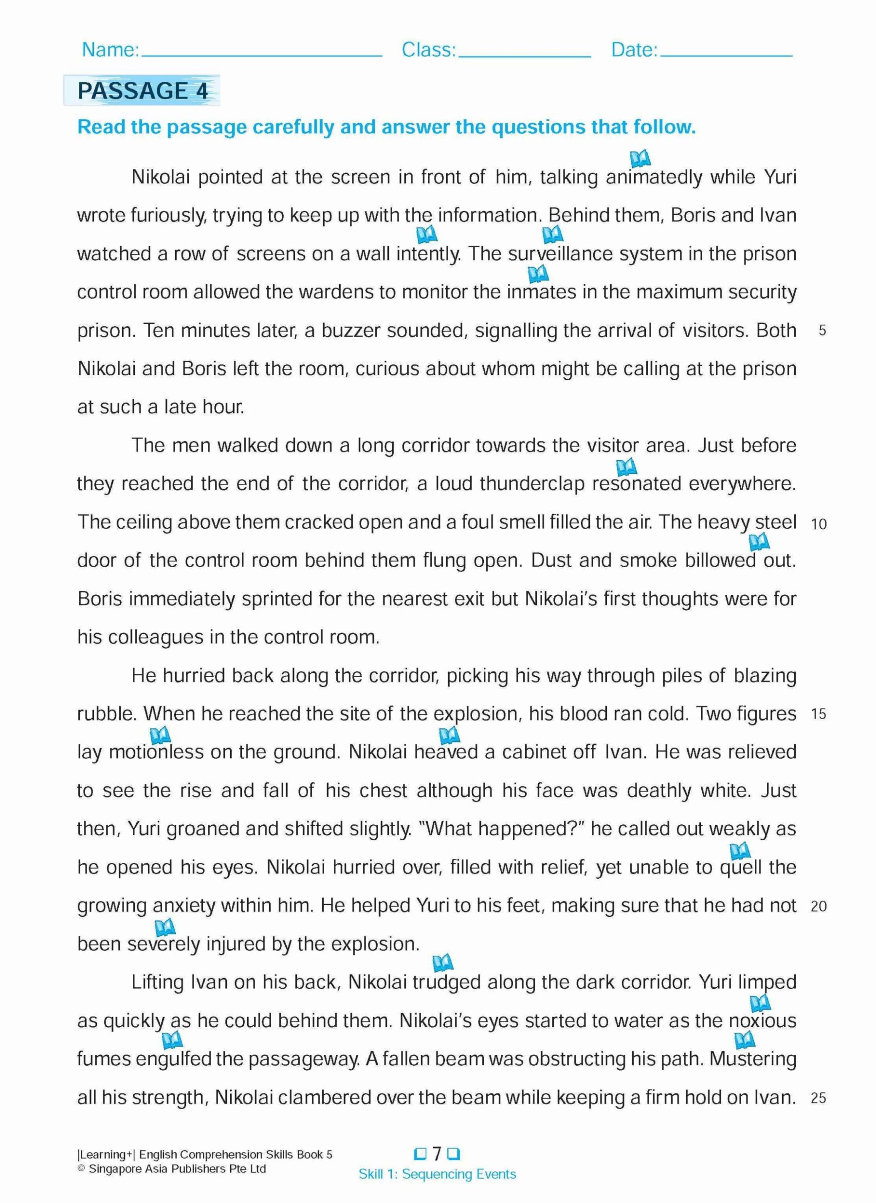 LEARNING+ ENGLISH COMPREHENSION SKILLS Book 5