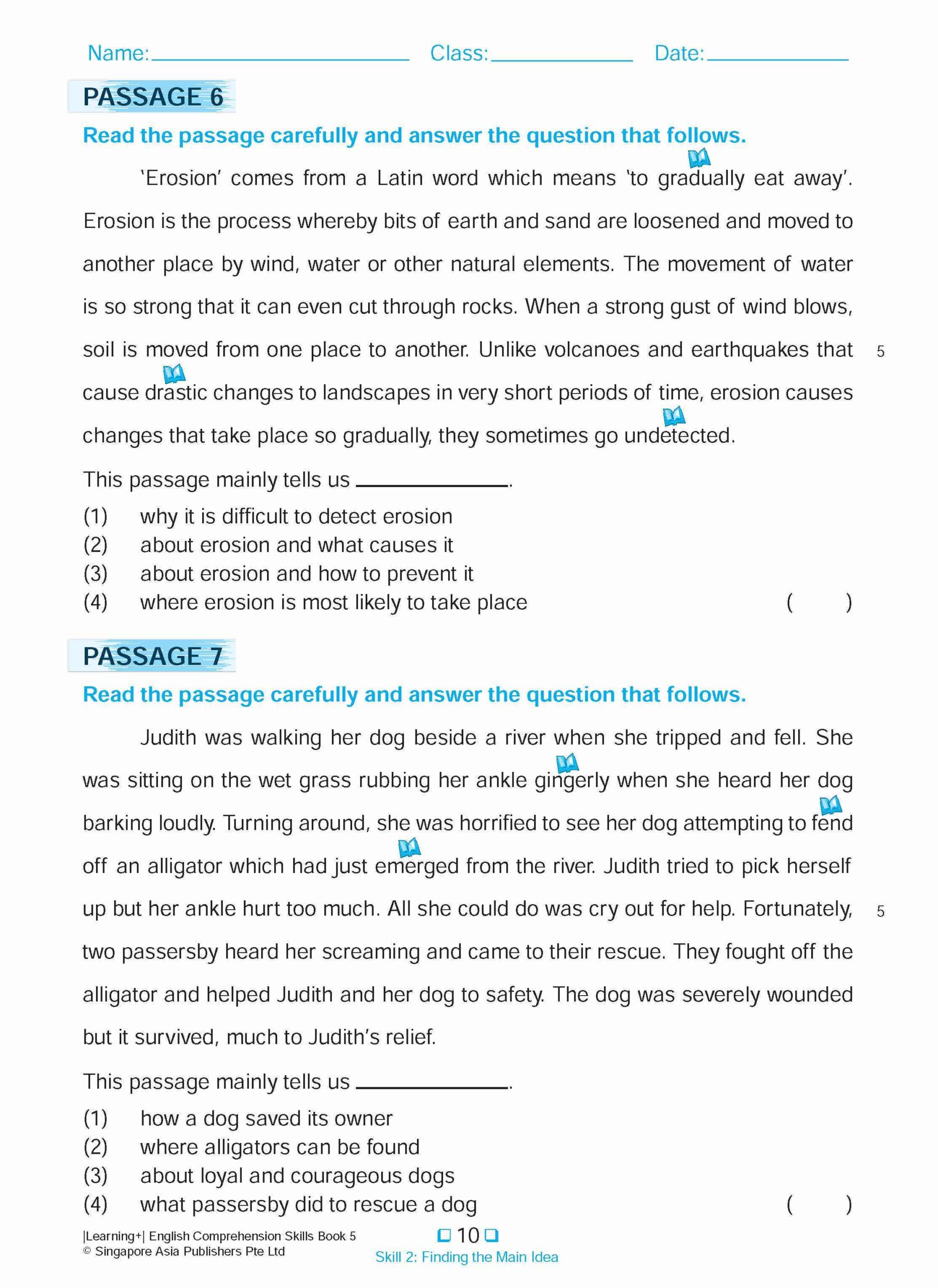LEARNING+ ENGLISH COMPREHENSION SKILLS Book 5