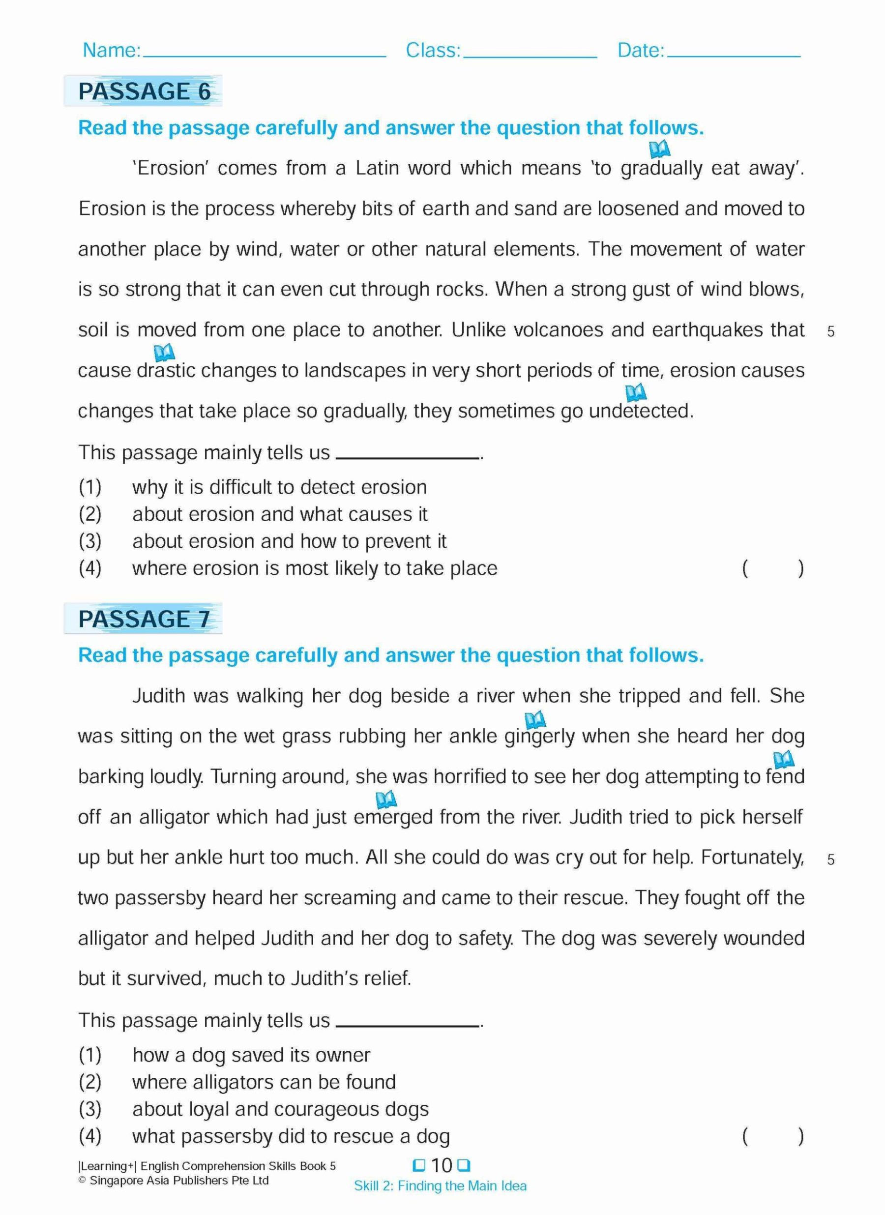 LEARNING+ ENGLISH COMPREHENSION SKILLS Book 5