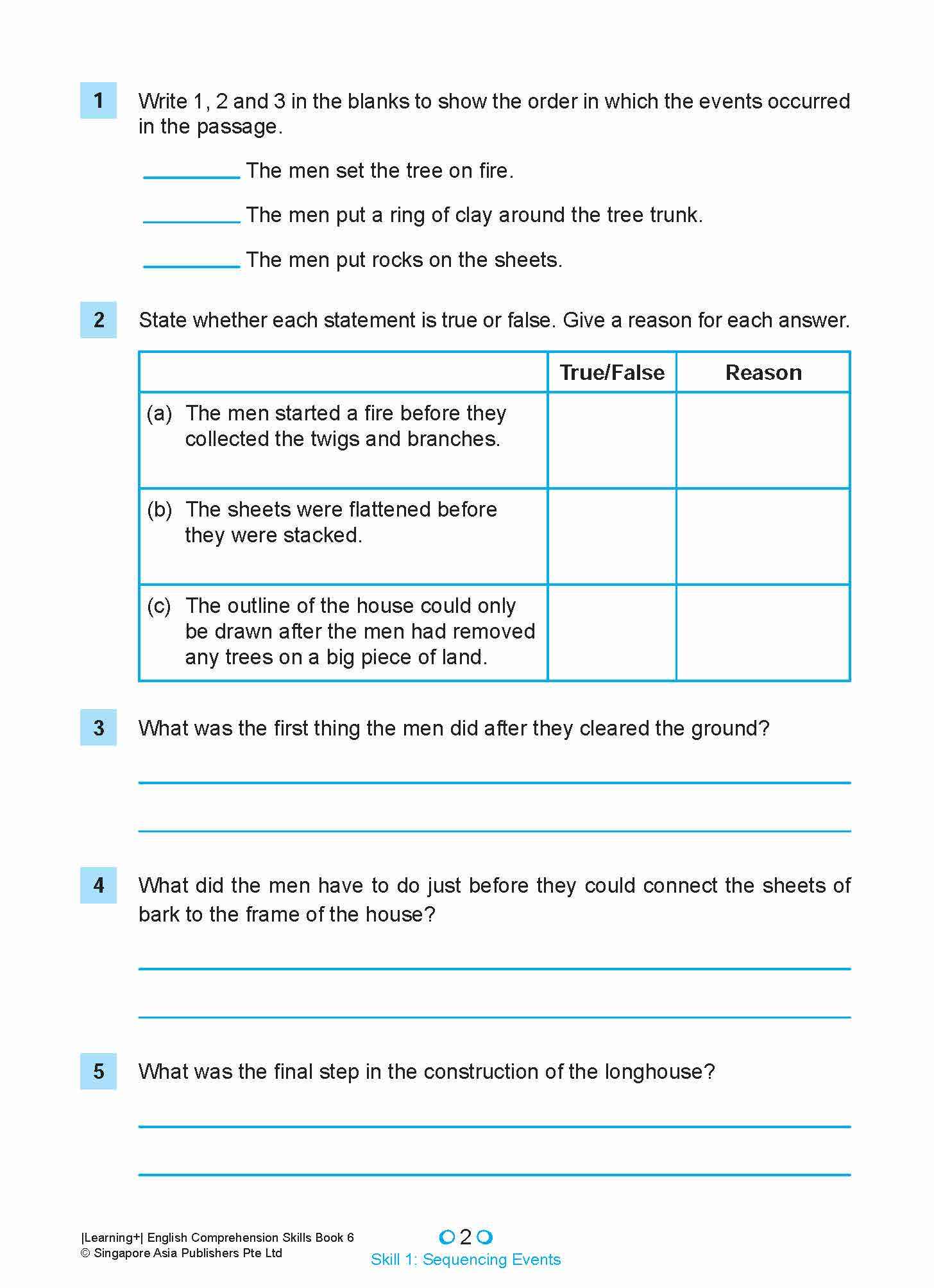 LEARNING+ ENGLISH COMPREHENSION SKILLS Book 6