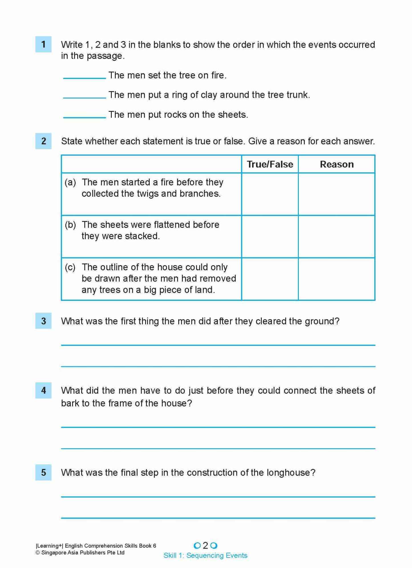 LEARNING+ ENGLISH COMPREHENSION SKILLS Book 6