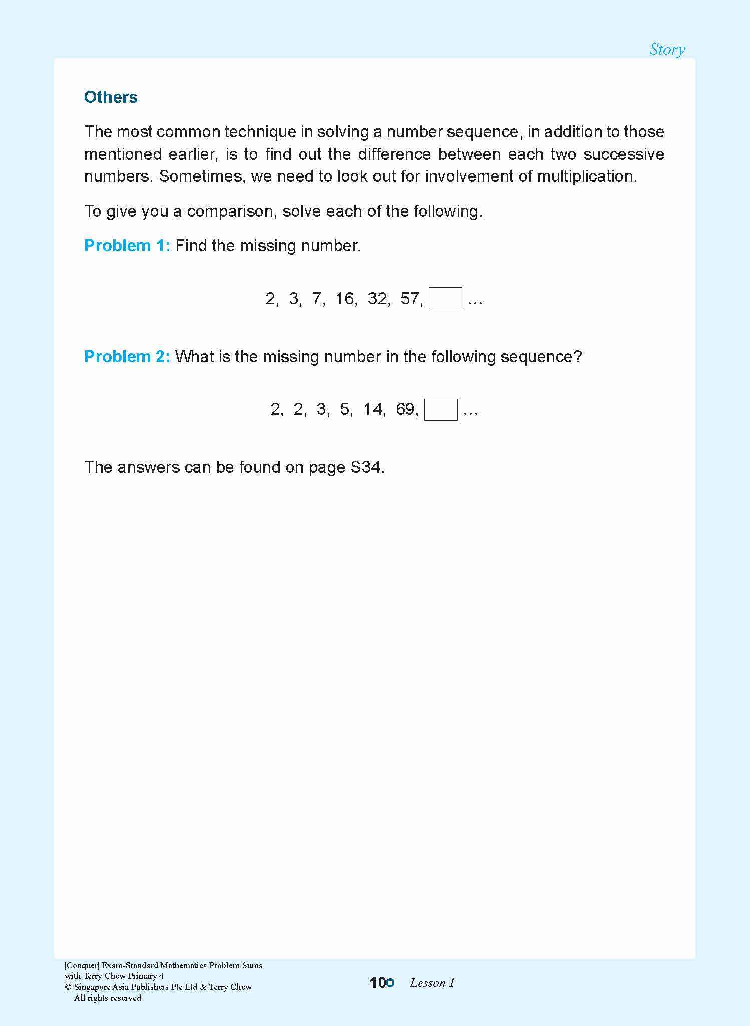 Conquer EXAM-STANDARD Mathematics PROBLEM SUMS with Terry Chew Primary 4