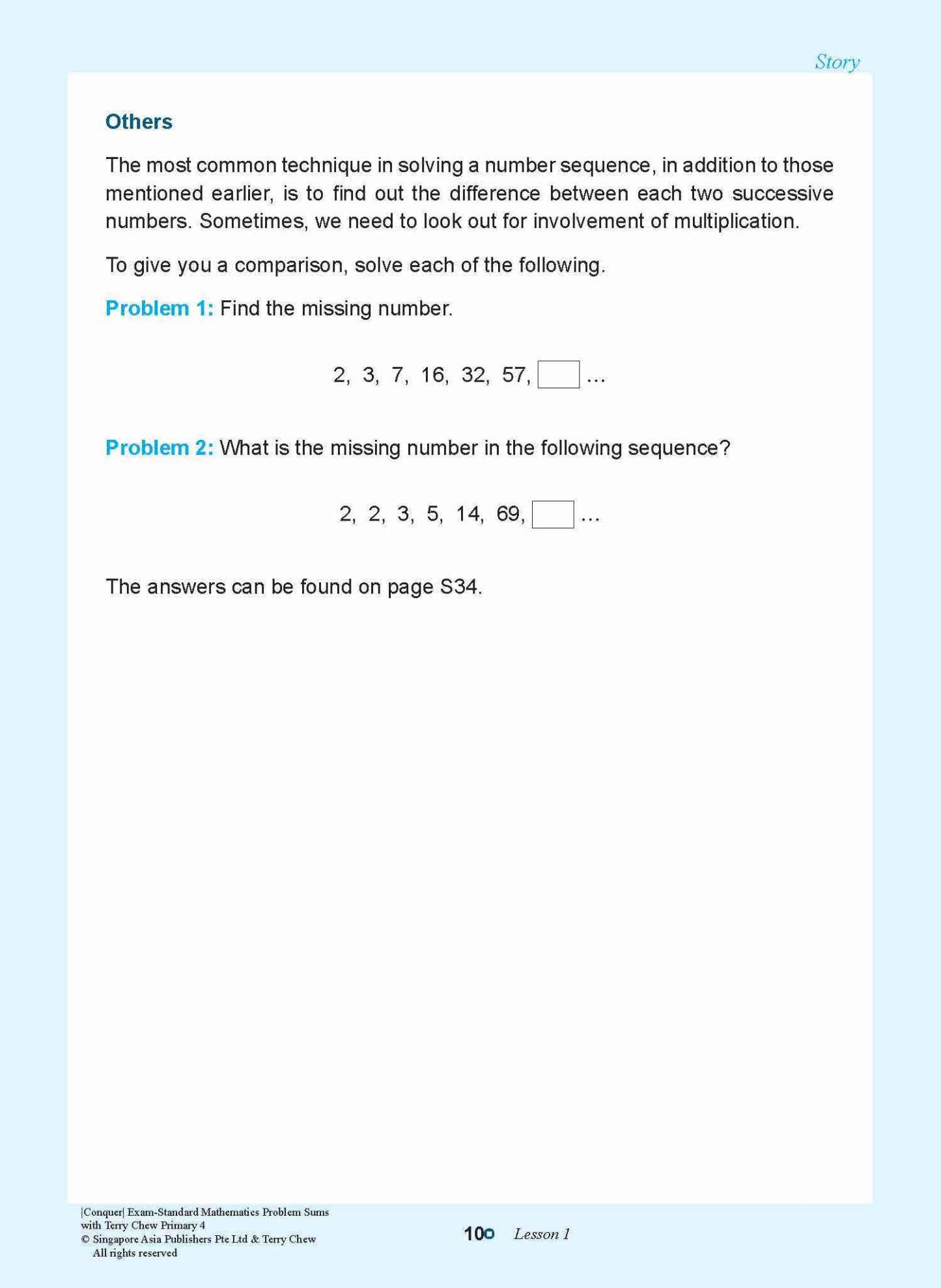 Conquer EXAM-STANDARD Mathematics PROBLEM SUMS with Terry Chew Primary 4