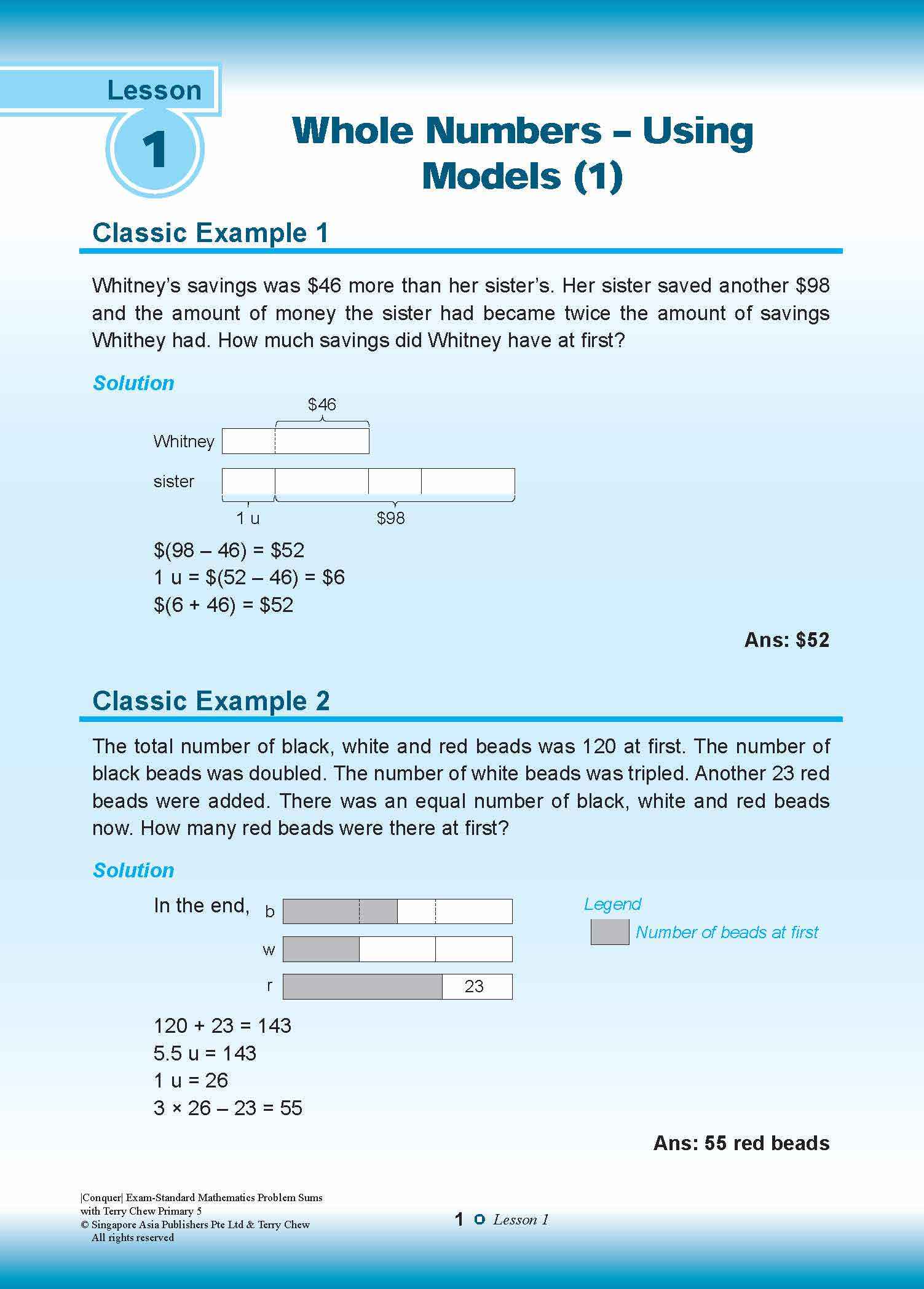 Conquer EXAM-STANDARD Mathematics PROBLEM SUMS with Terry Chew Primary 5