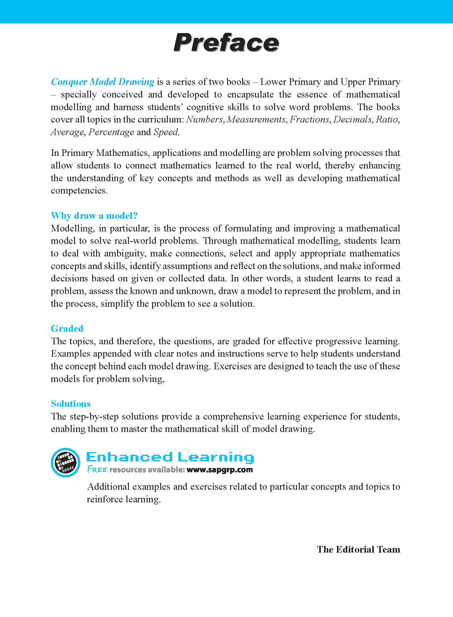 Conquer Model Drawing For Lower Primary Levels