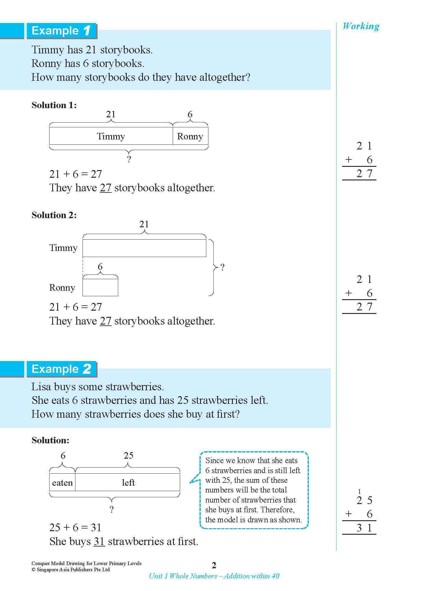 Conquer Model Drawing For Lower Primary Levels