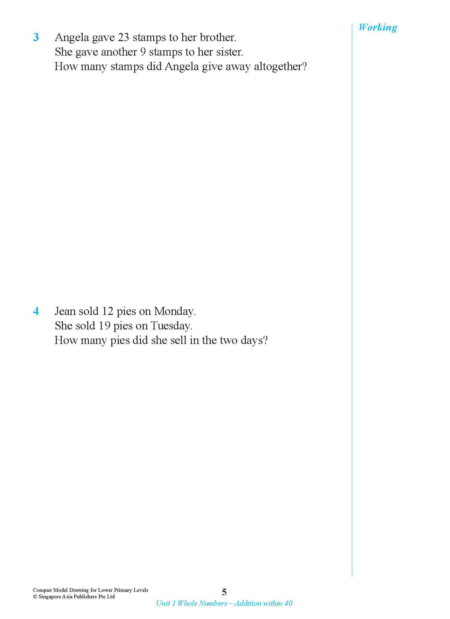Conquer Model Drawing For Lower Primary Levels