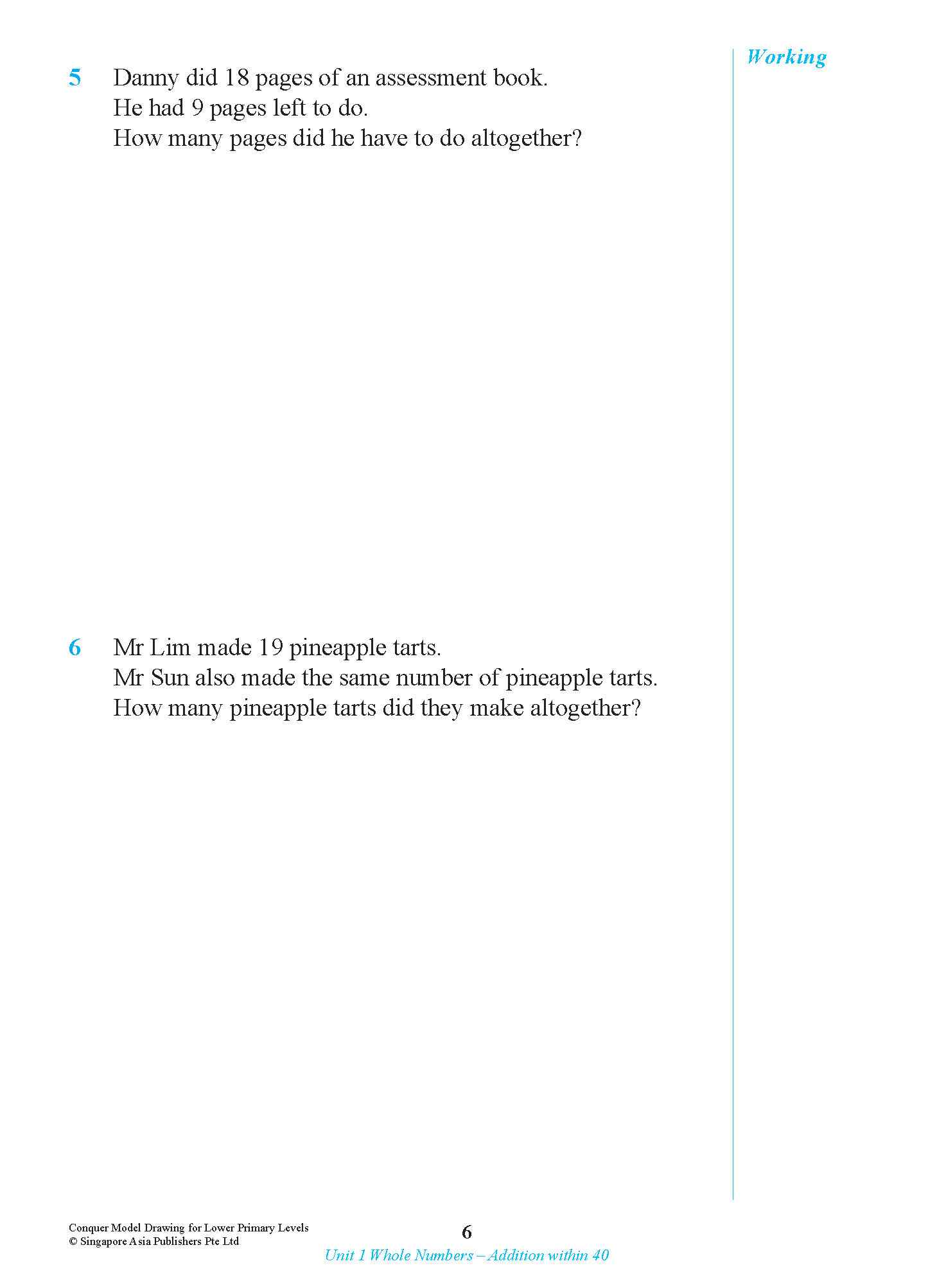 Conquer Model Drawing For Lower Primary Levels