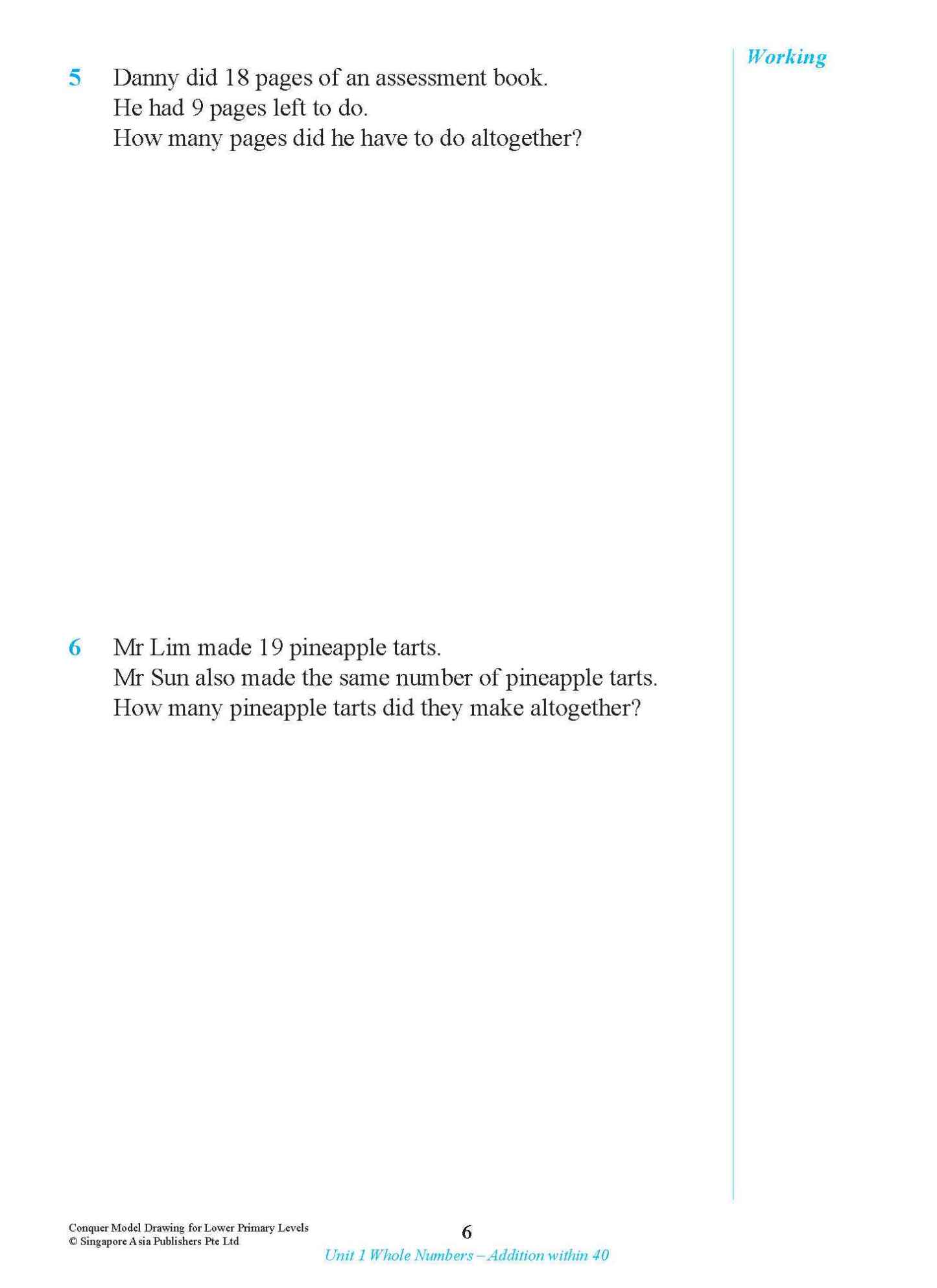Conquer Model Drawing For Lower Primary Levels