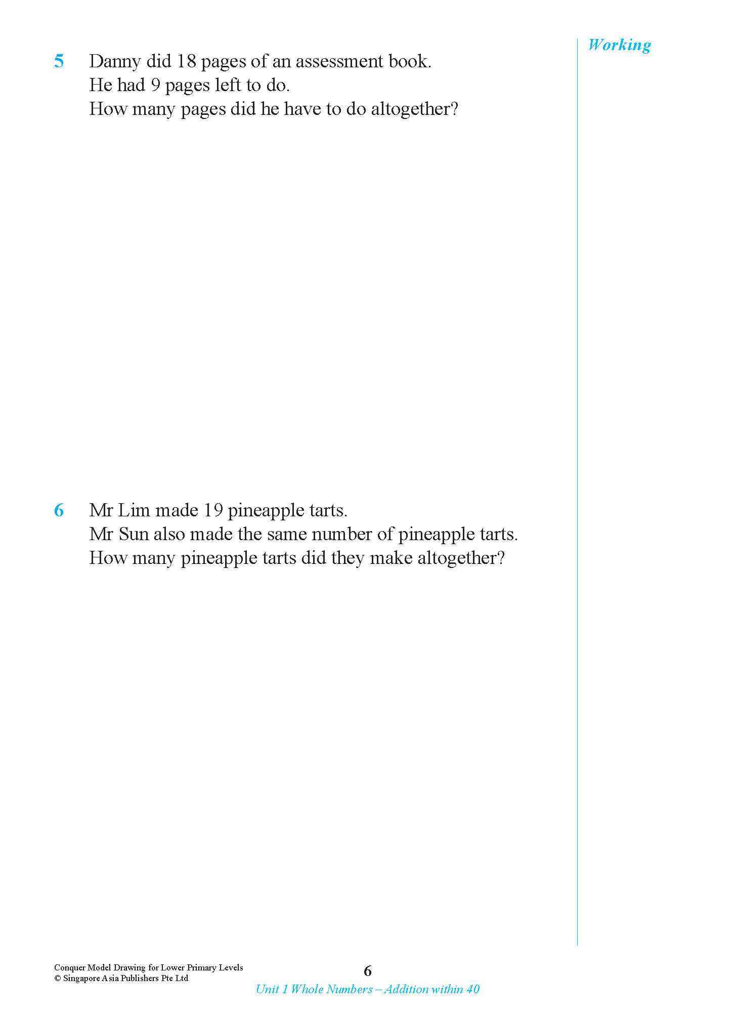 Conquer Model Drawing For Lower Primary Levels
