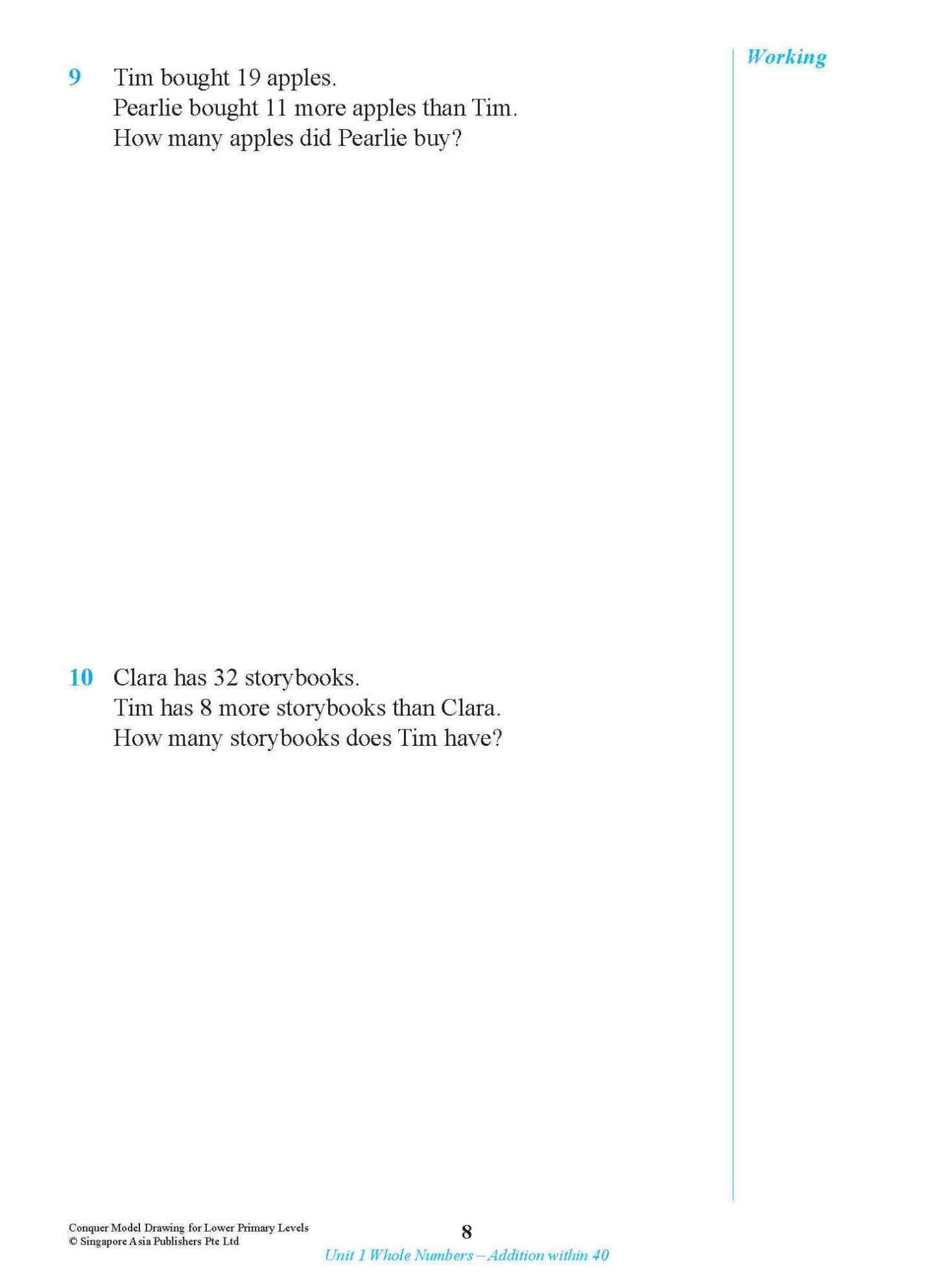 Conquer Model Drawing For Lower Primary Levels