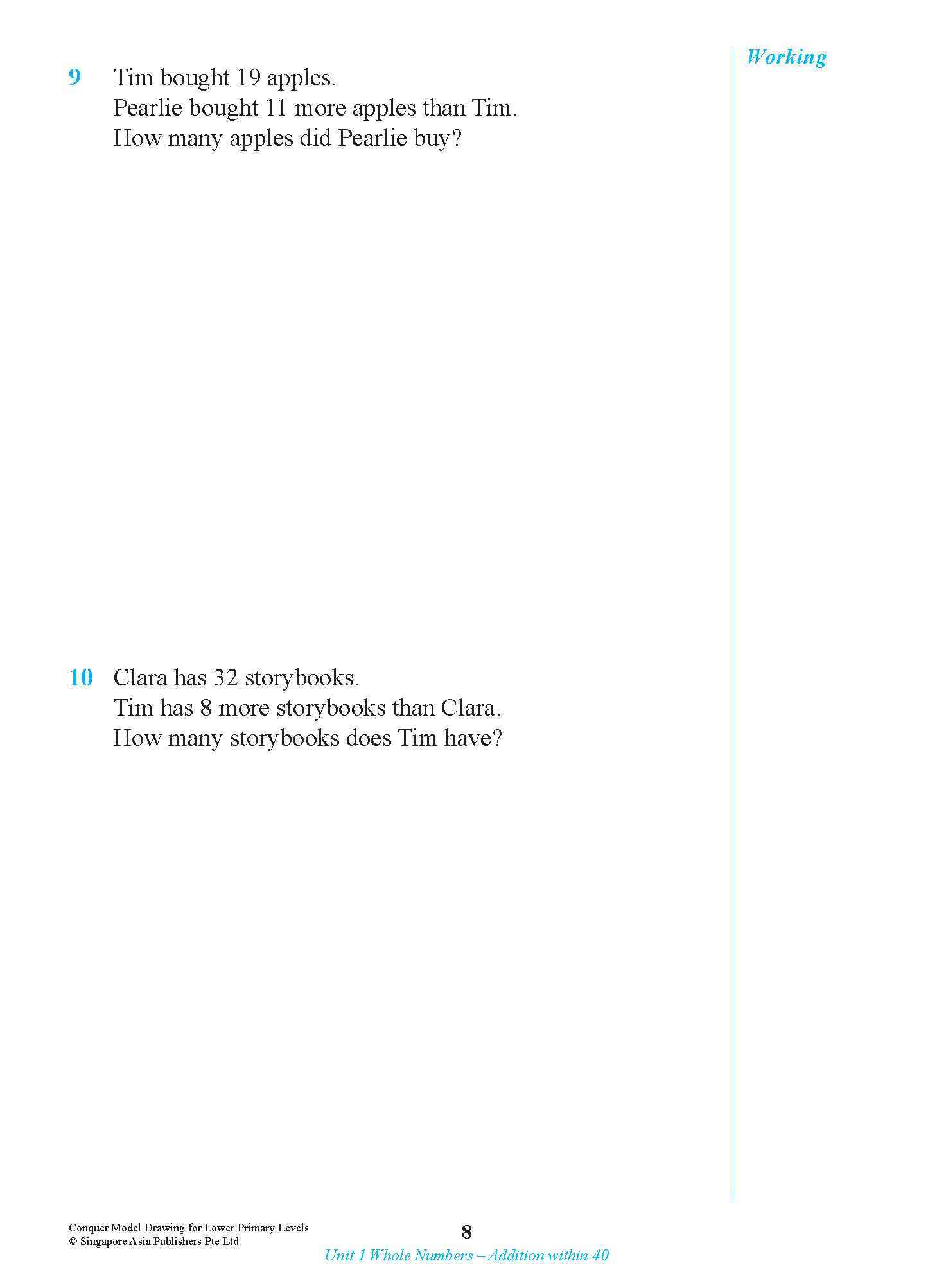 Conquer Model Drawing For Lower Primary Levels