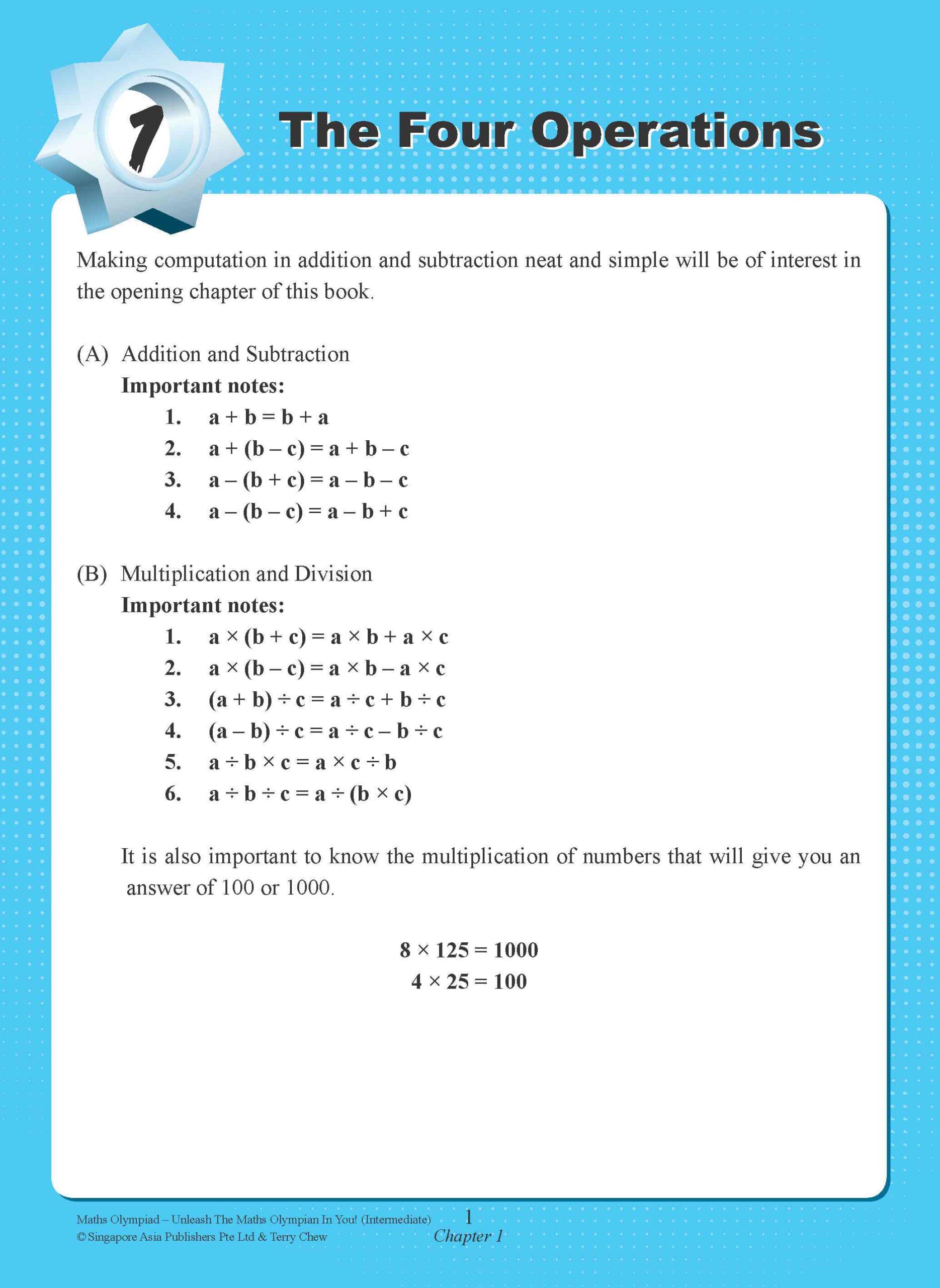 Maths Olympiad Intermediate