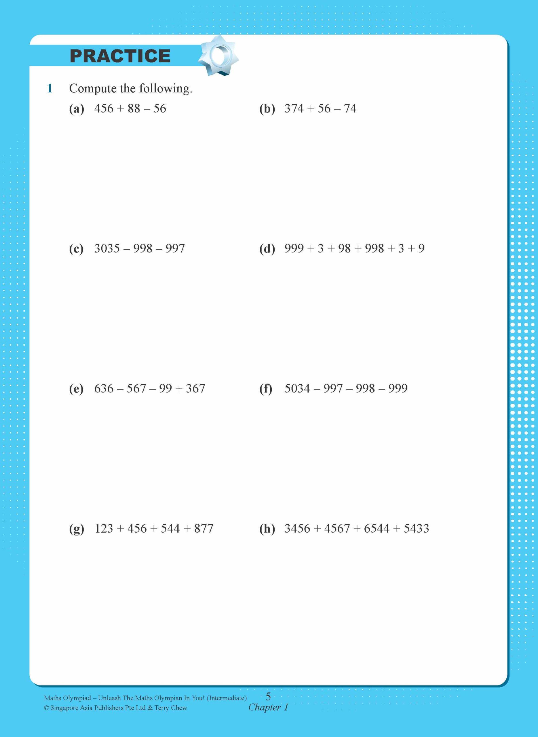 Maths Olympiad Intermediate