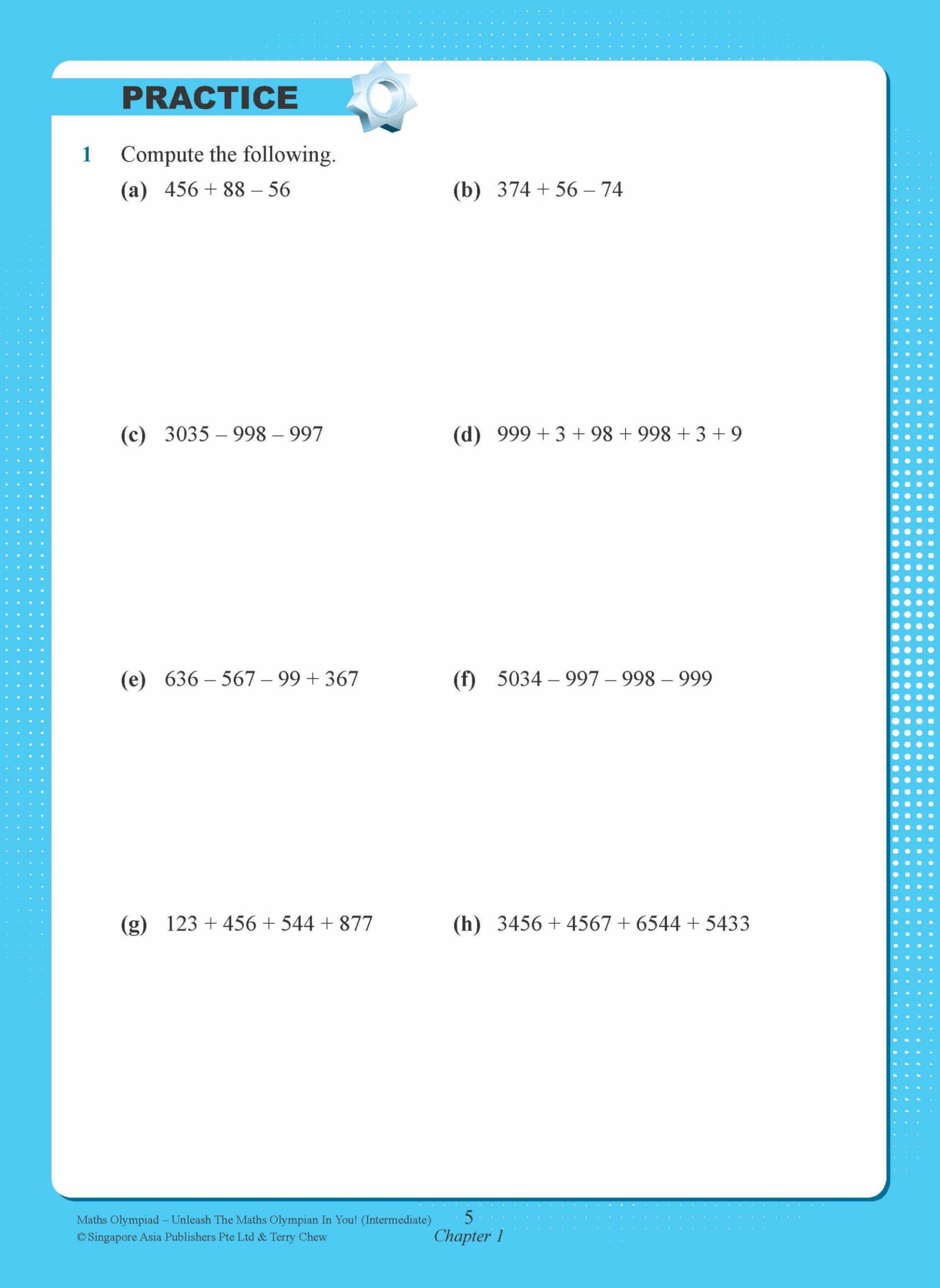 Maths Olympiad Intermediate