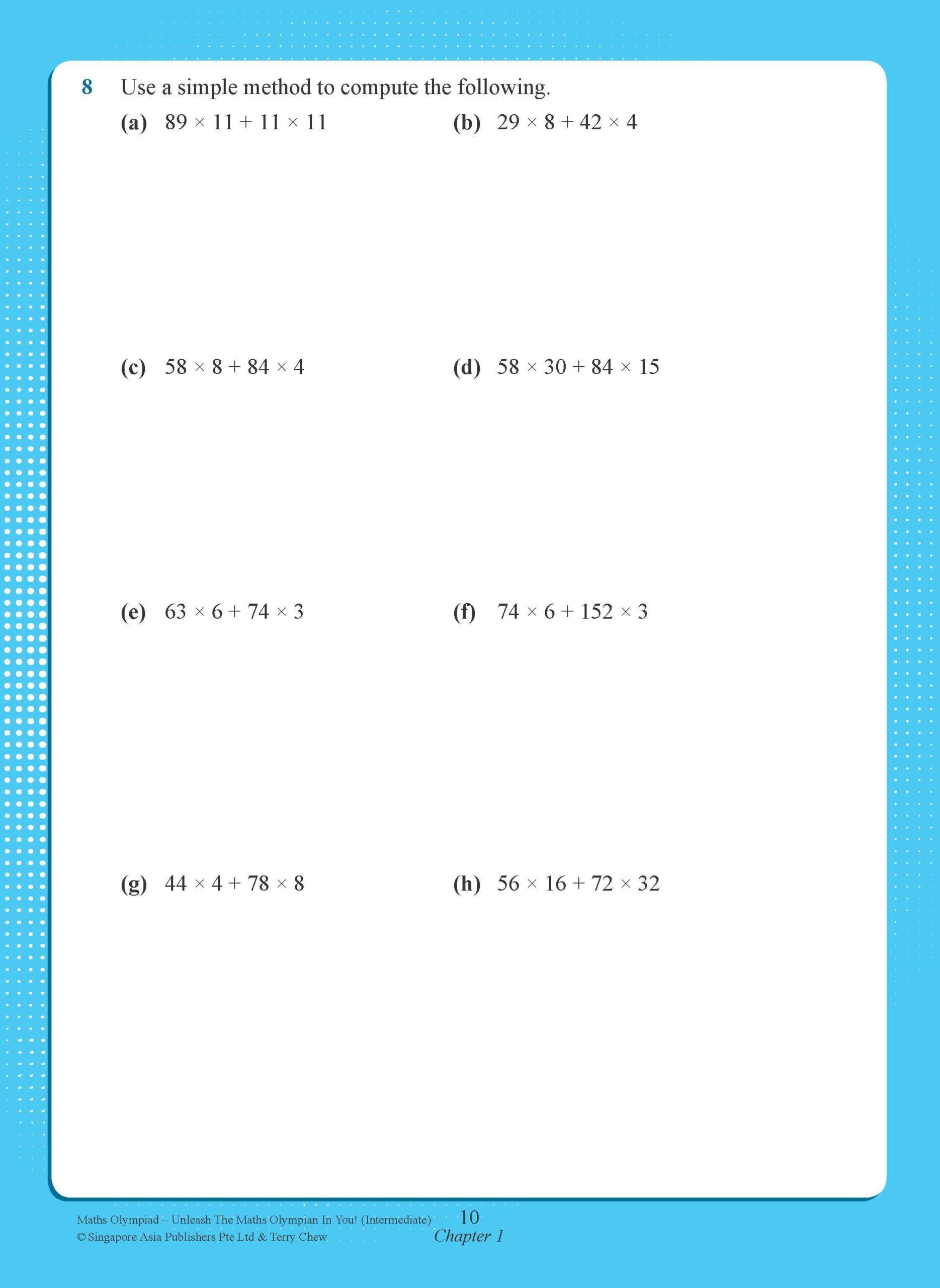 Maths Olympiad Intermediate