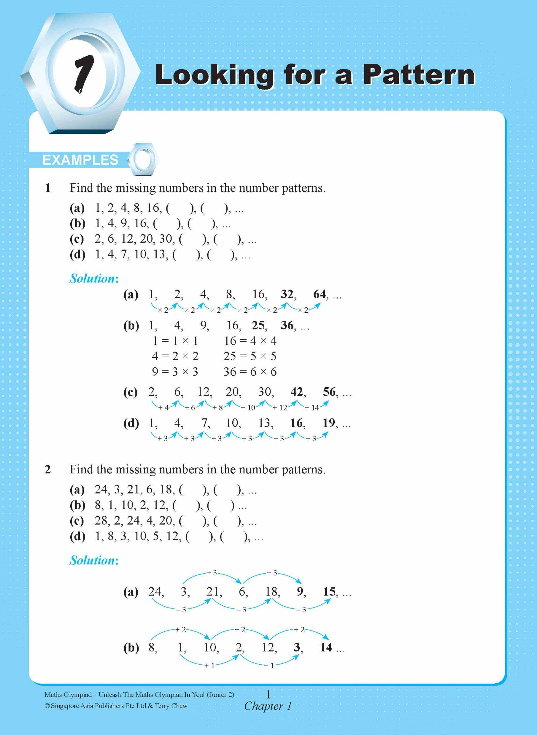 Maths Olympiad Junior 2