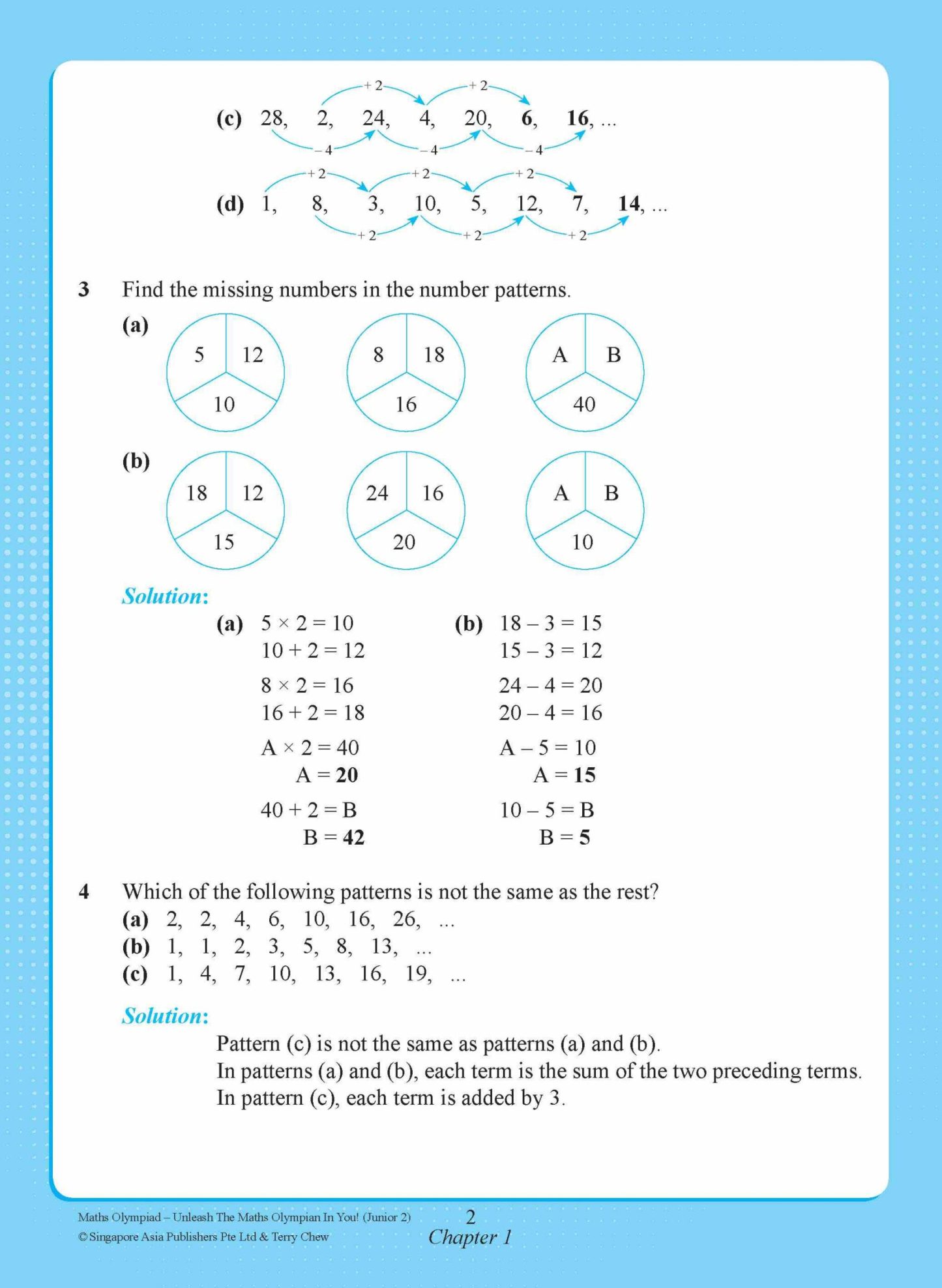 Maths Olympiad Junior 2