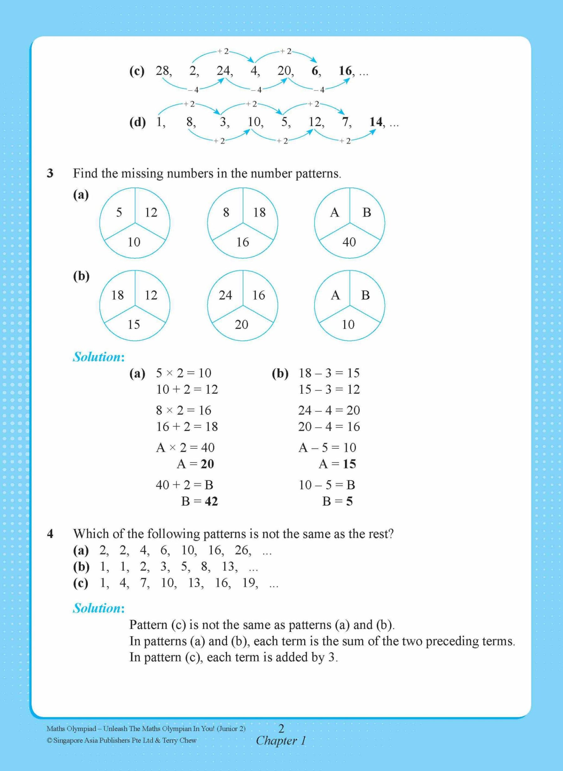 Maths Olympiad Junior 2