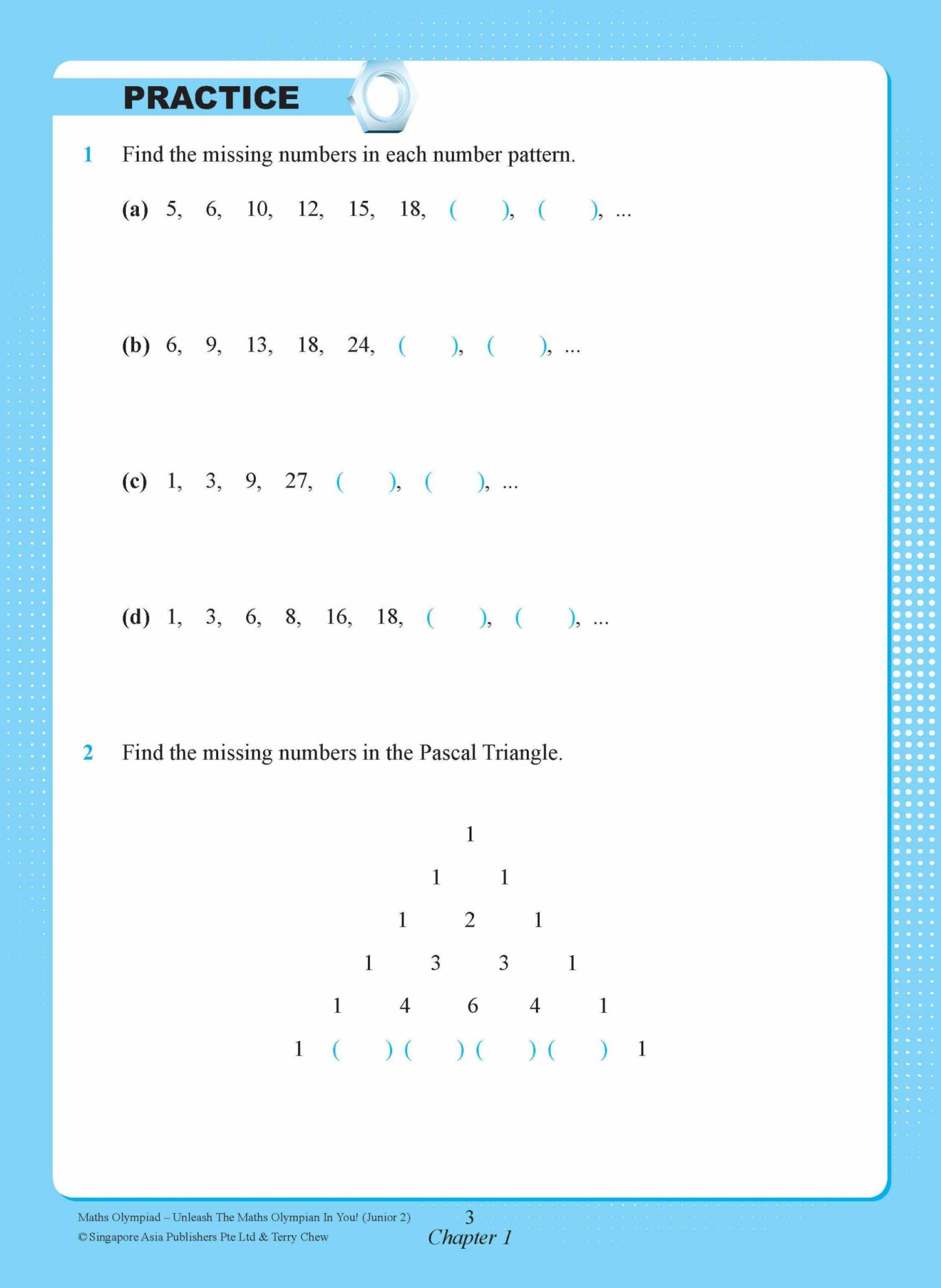 Maths Olympiad Junior 2