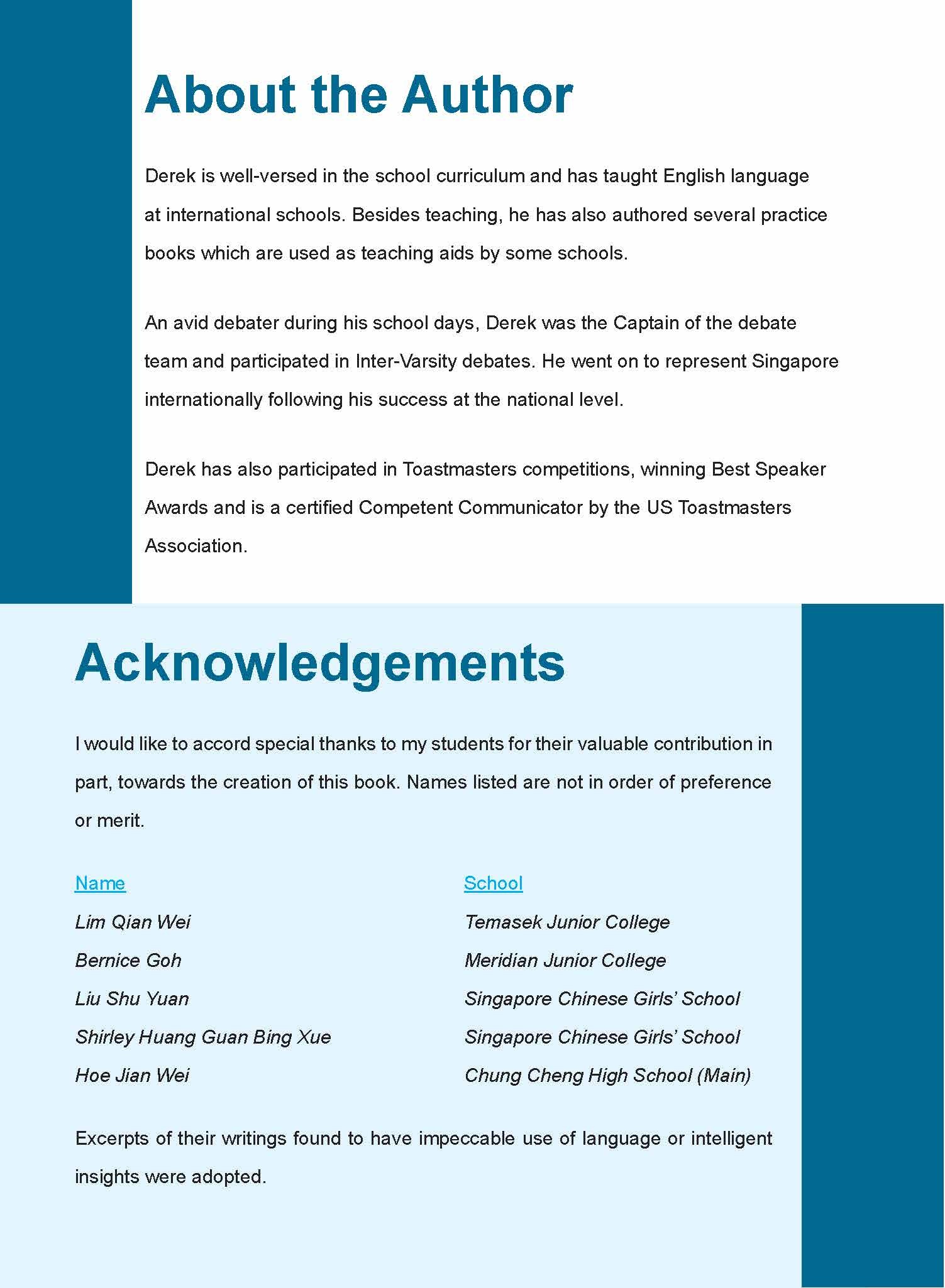 NOTES+ EXCEL IN EXPOSITORY, ARGUMENTATIVE AND DISCURSIVE ESSAYS For Upper Secondary Levels