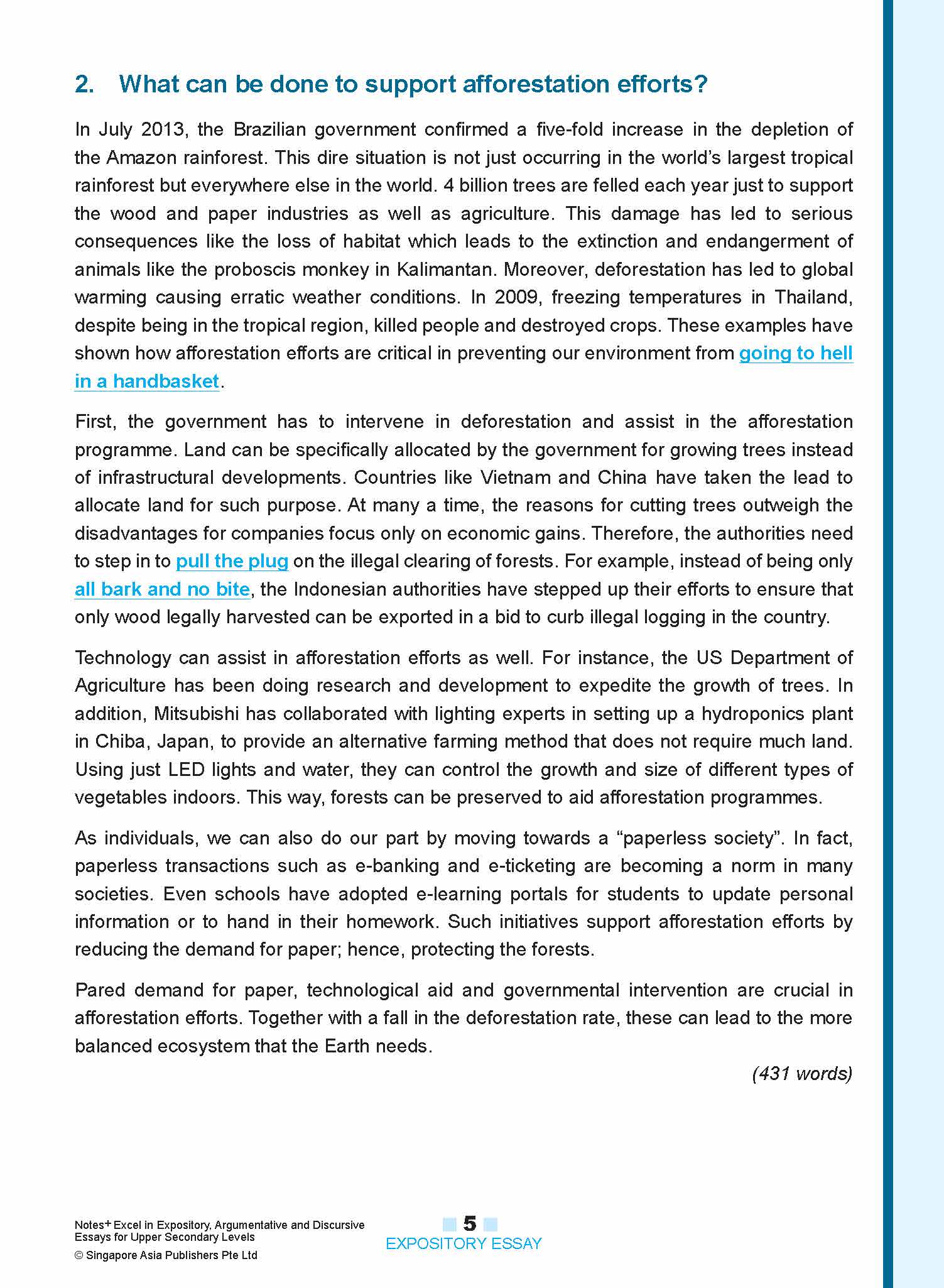 NOTES+ EXCEL IN EXPOSITORY, ARGUMENTATIVE AND DISCURSIVE ESSAYS For Upper Secondary Levels