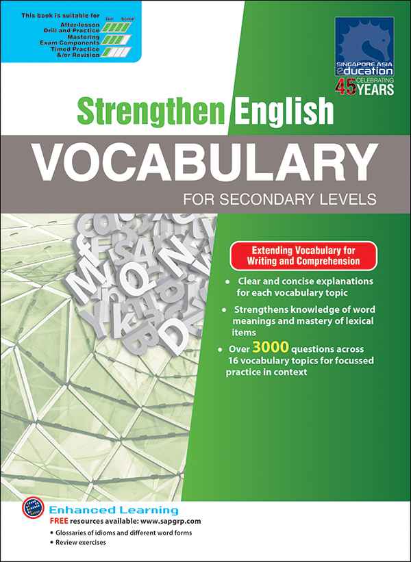 Strengthen English VOCABULARY FOR SECONDARY LEVELS