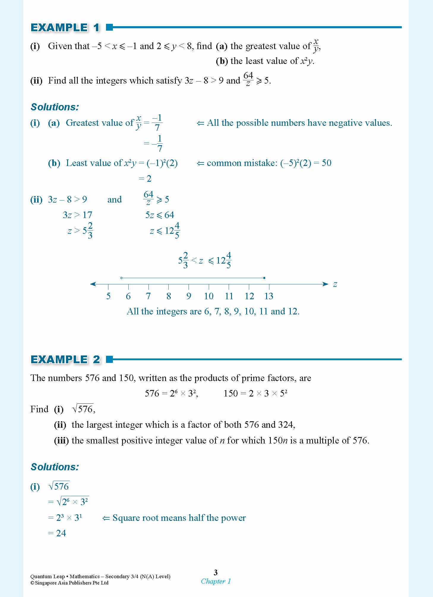 Quantum Leap N(A)-LEVEL MATHEMATICS SECONDARY 3/4