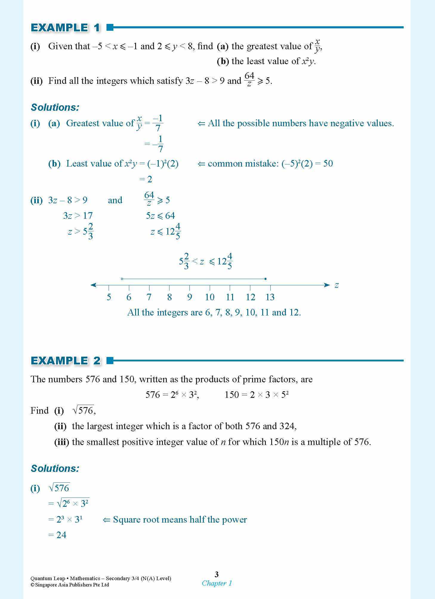 Quantum Leap N(A)-LEVEL MATHEMATICS SECONDARY 3/4