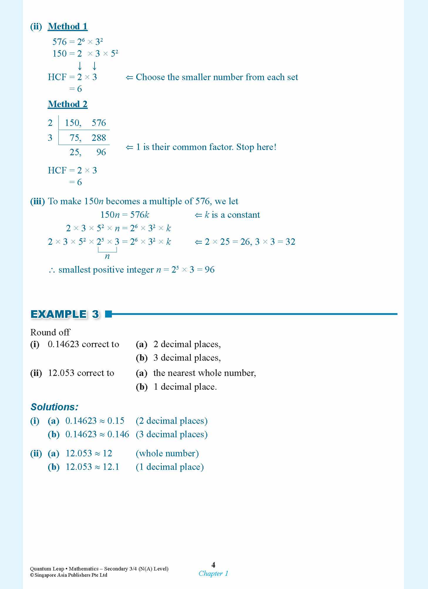 Quantum Leap N(A)-LEVEL MATHEMATICS SECONDARY 3/4