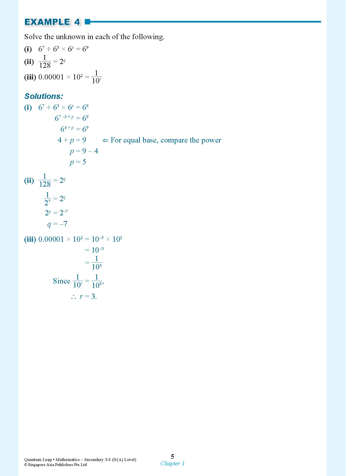 Quantum Leap N(A)-LEVEL MATHEMATICS SECONDARY 3/4