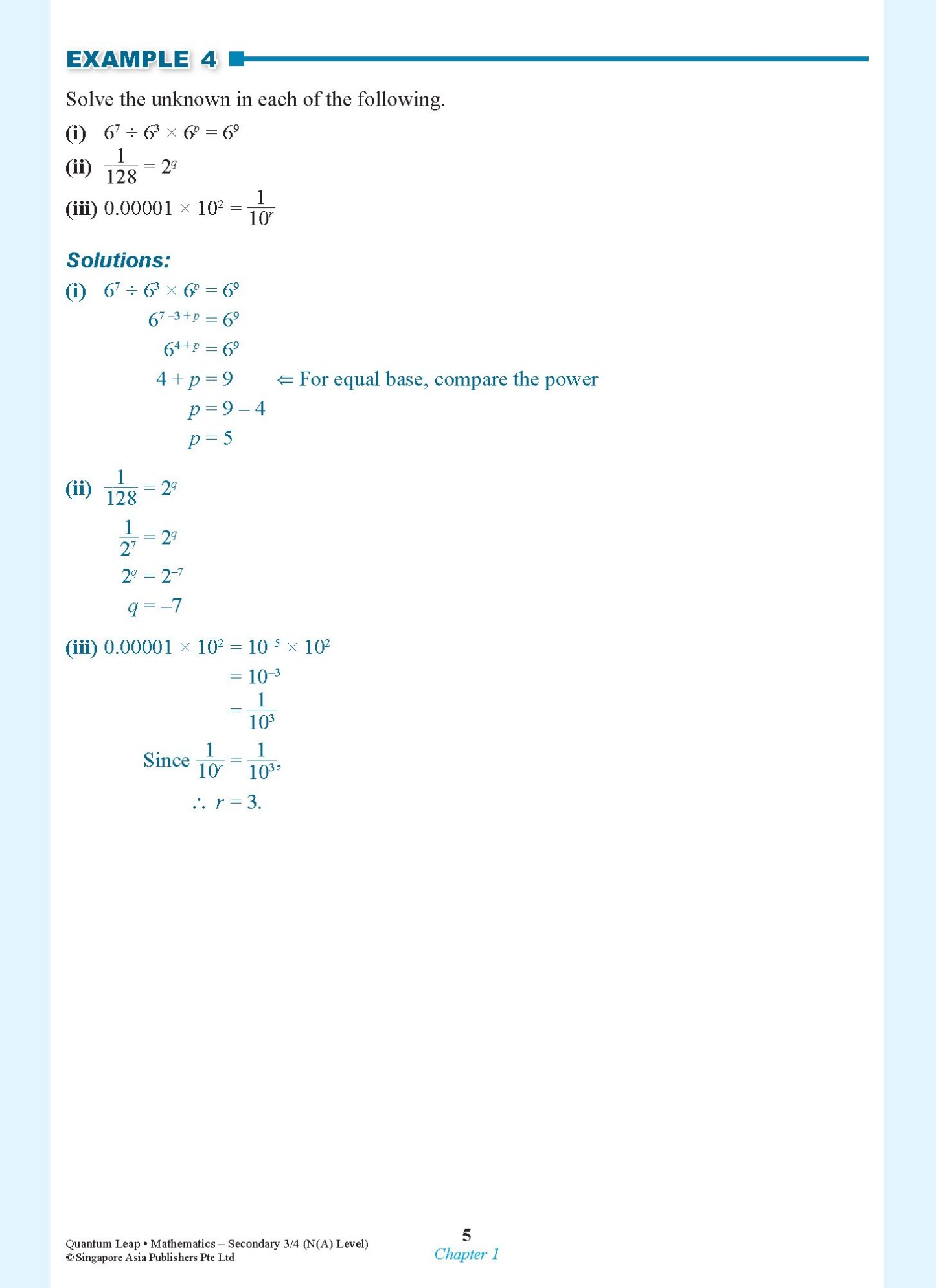 Quantum Leap N(A)-LEVEL MATHEMATICS SECONDARY 3/4