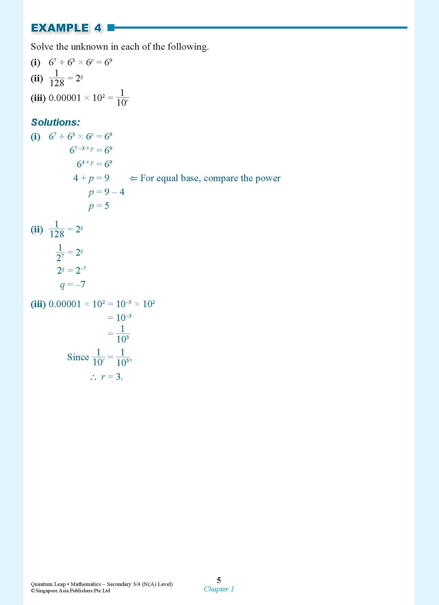 Quantum Leap N(A)-LEVEL MATHEMATICS SECONDARY 3/4