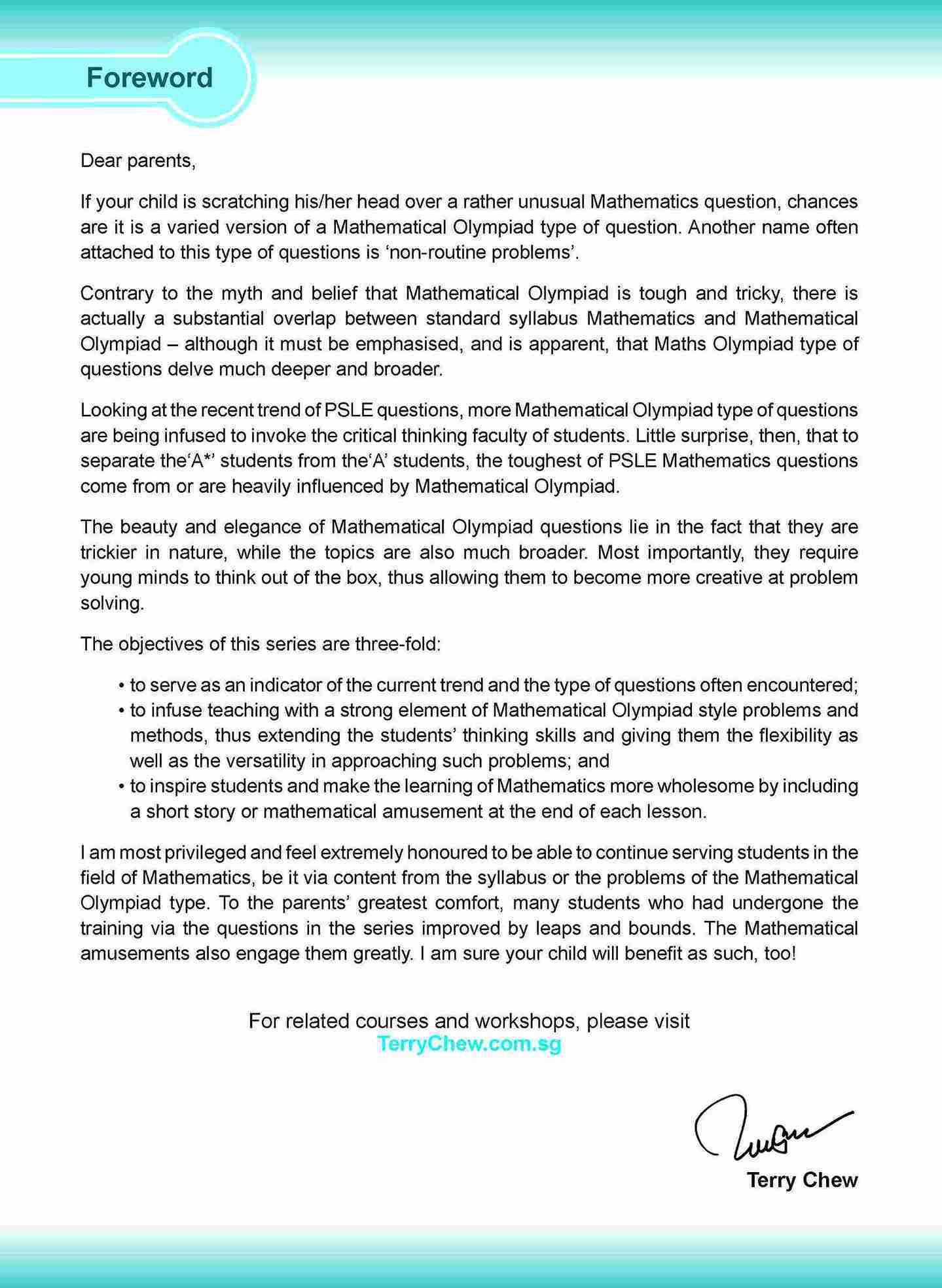 Conquer EXAM-STANDARD Mathematics PROBLEM SUMS with Terry Chew Primary 6