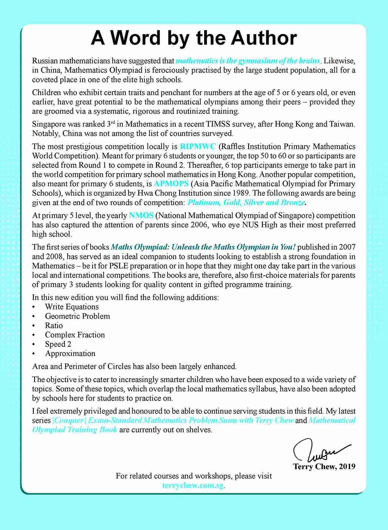 Maths Olympiad Advanced