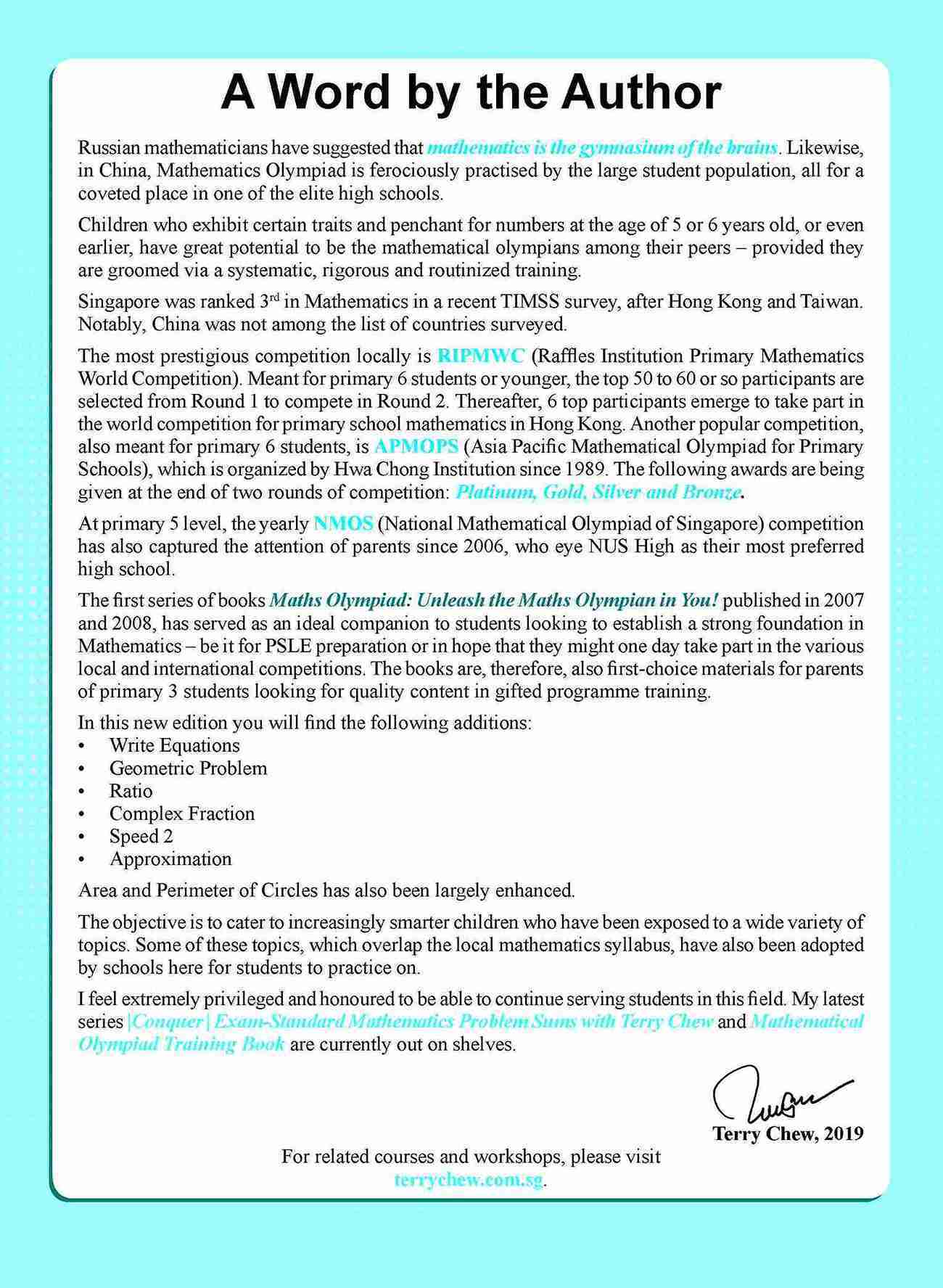 Maths Olympiad Advanced