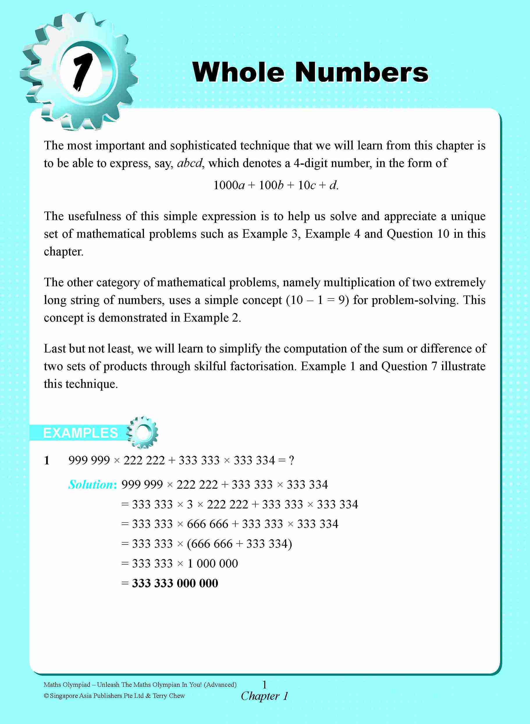Maths Olympiad Advanced
