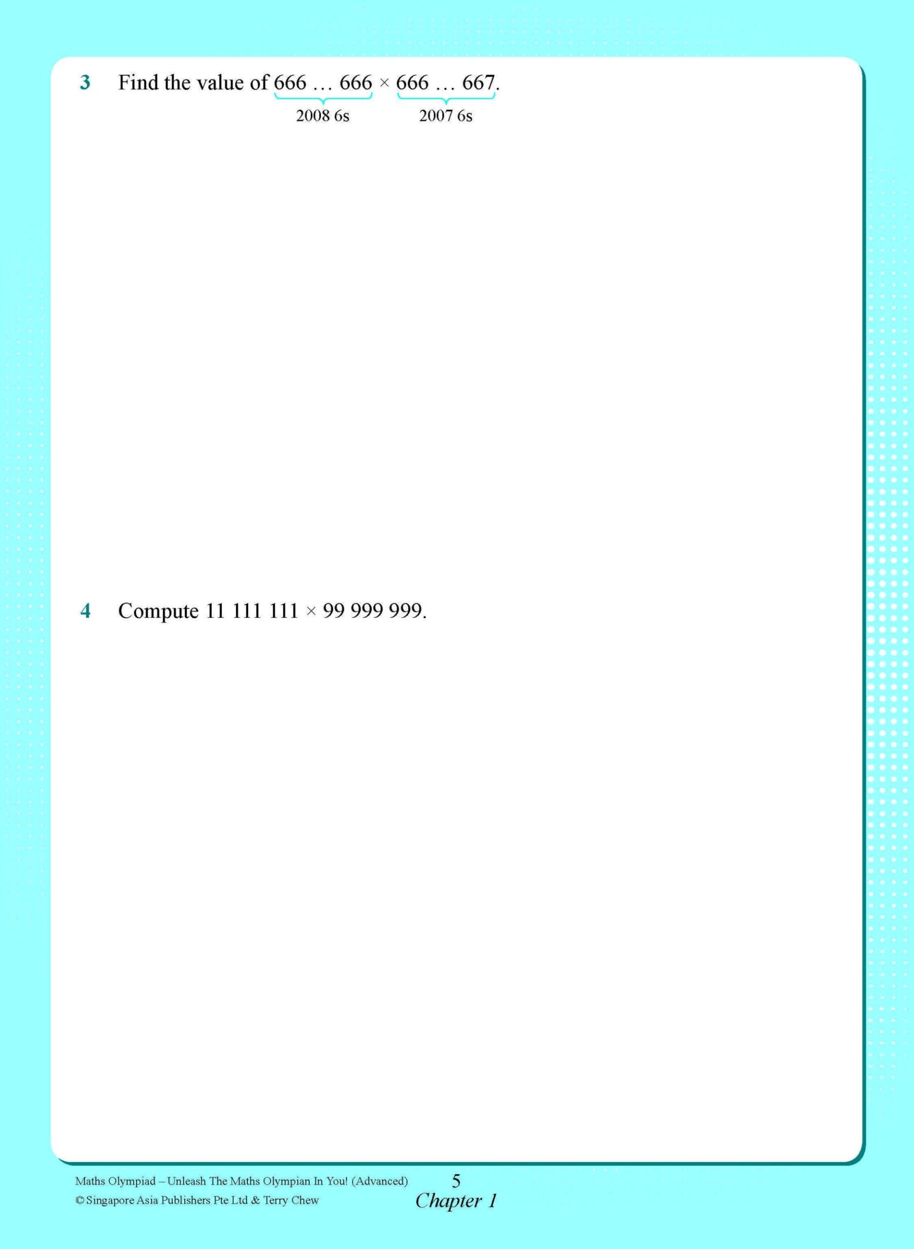 Maths Olympiad Advanced