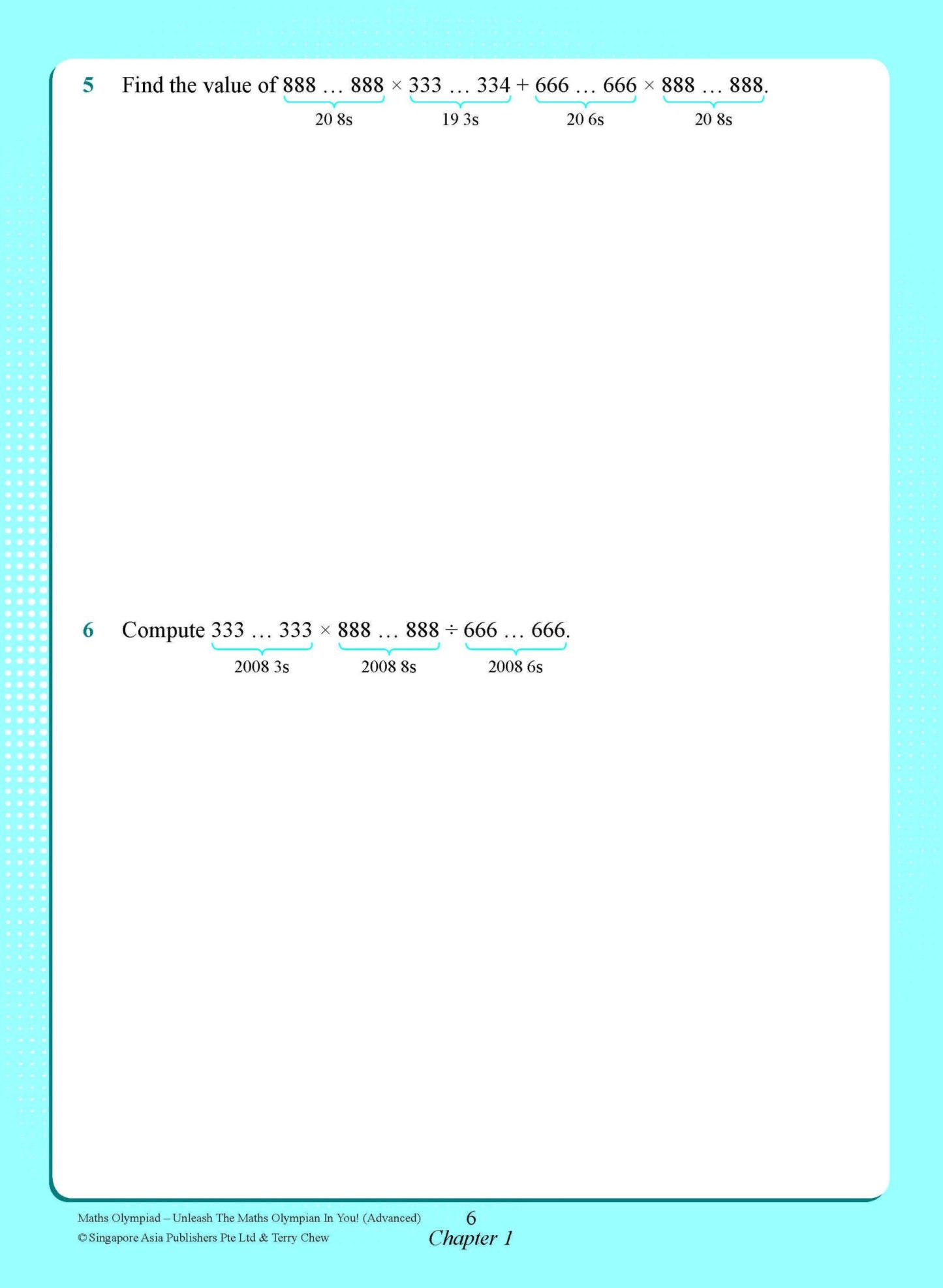Maths Olympiad Advanced