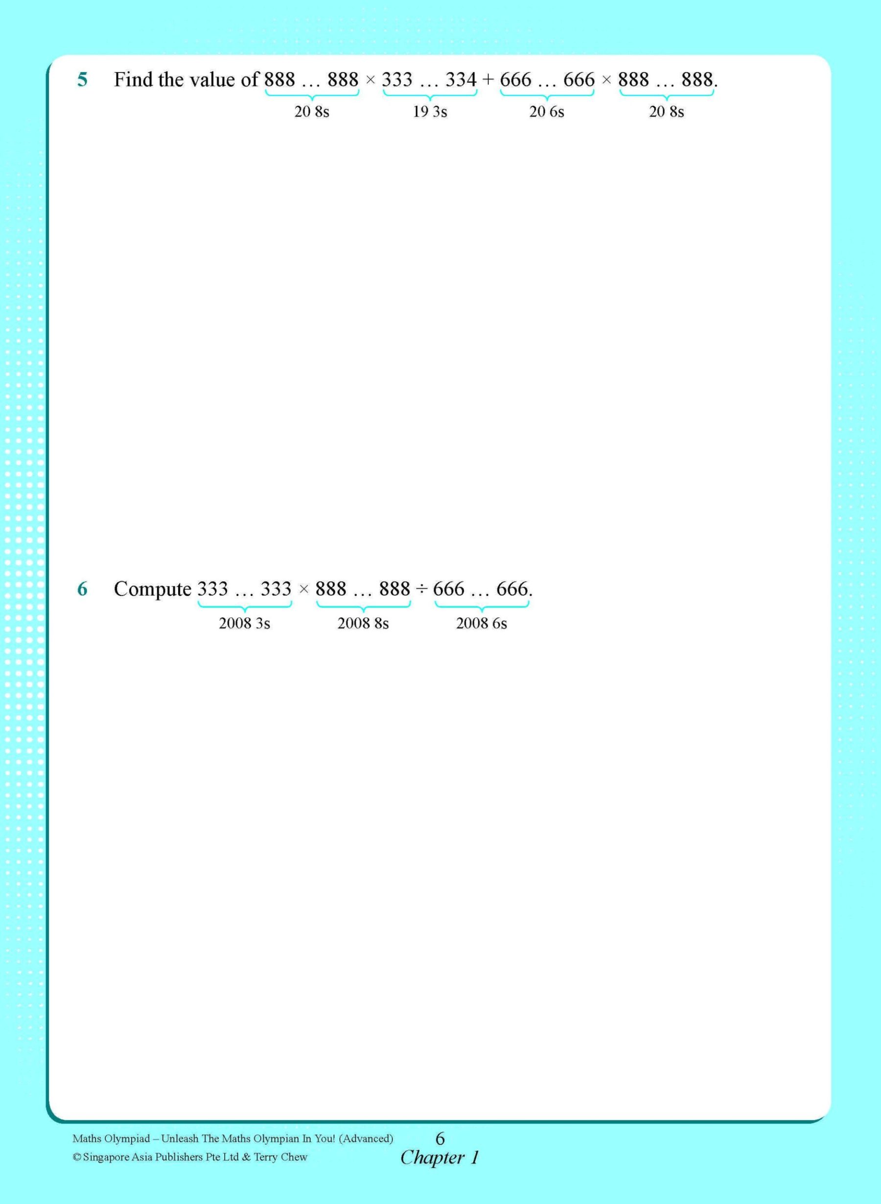 Maths Olympiad Advanced