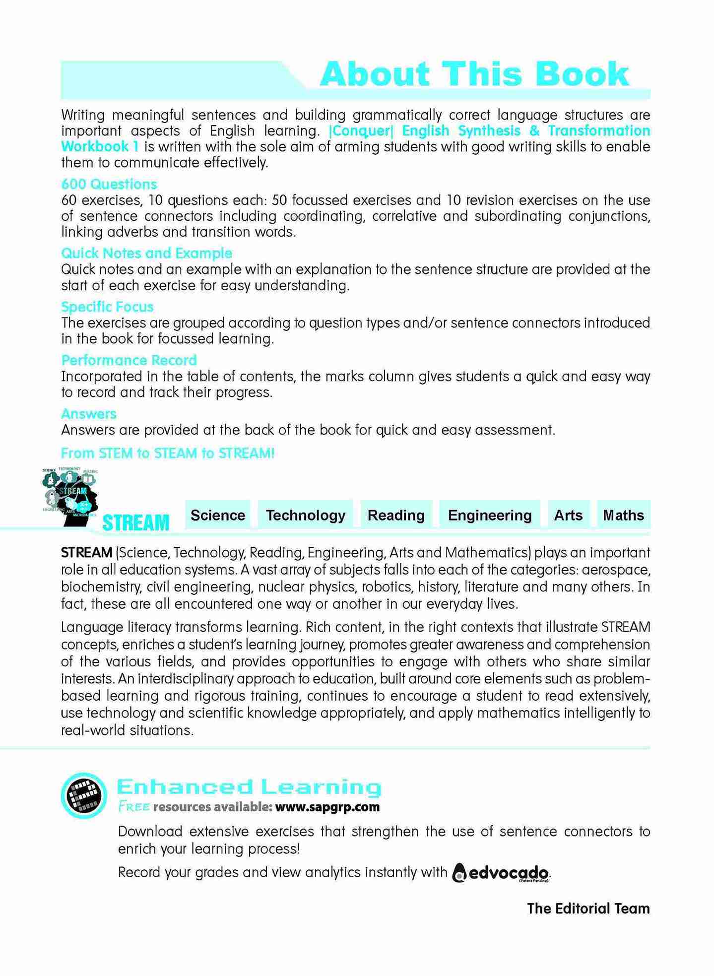 Conquer English Synthesis & Transformation Workbook 1