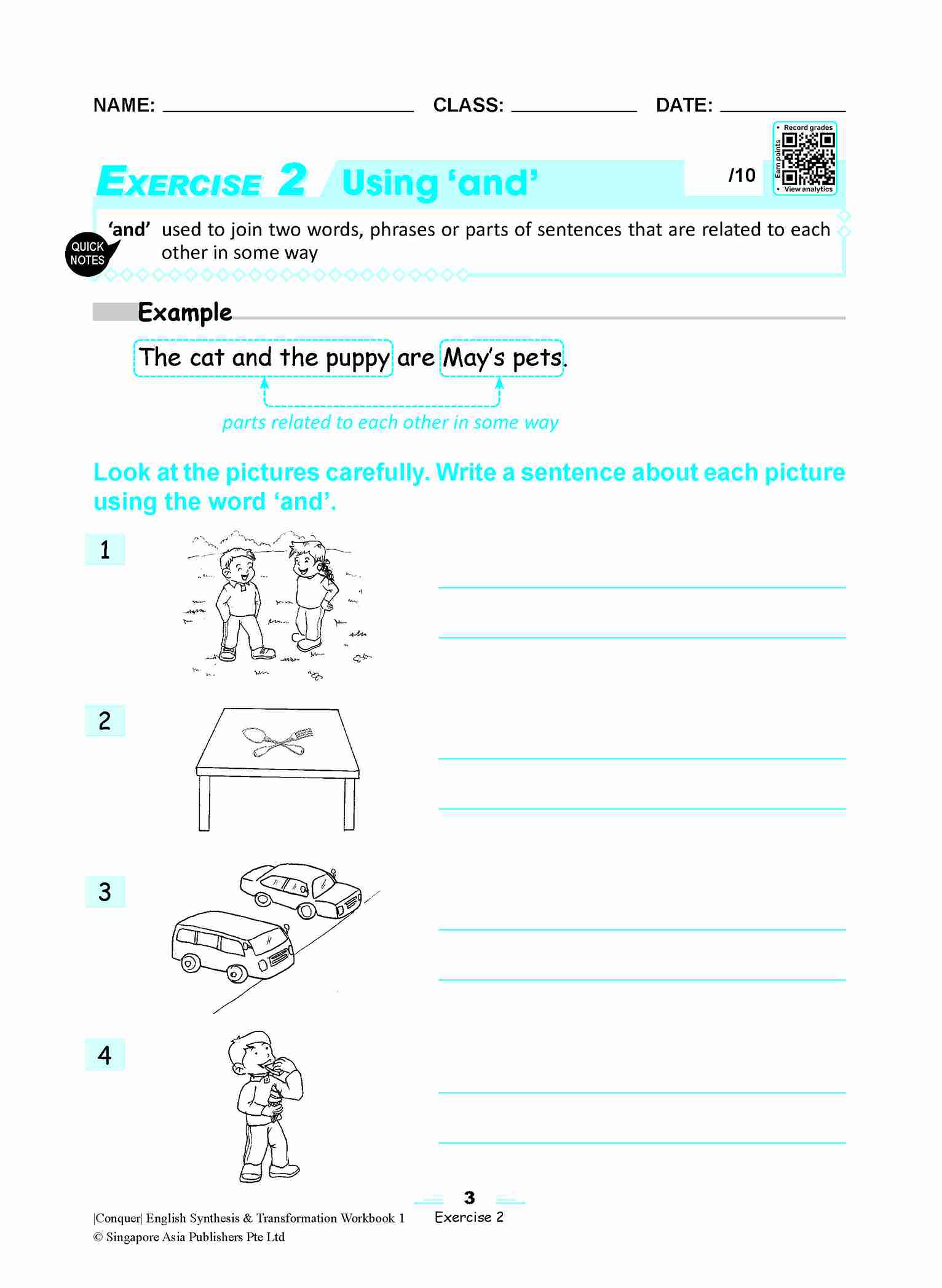 Conquer English Synthesis & Transformation Workbook 1