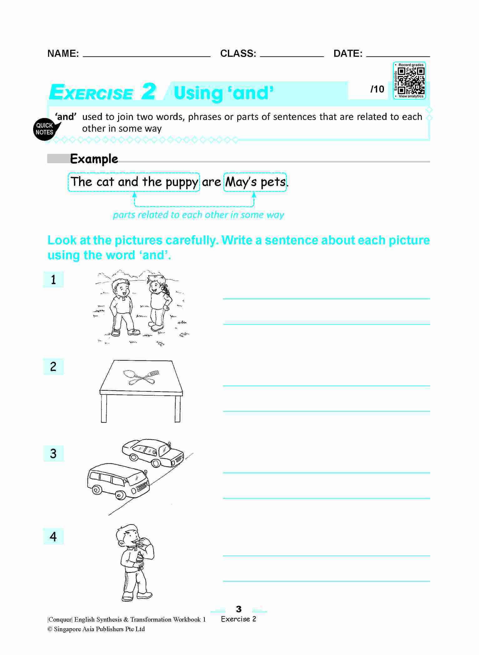 Conquer English Synthesis & Transformation Workbook 1
