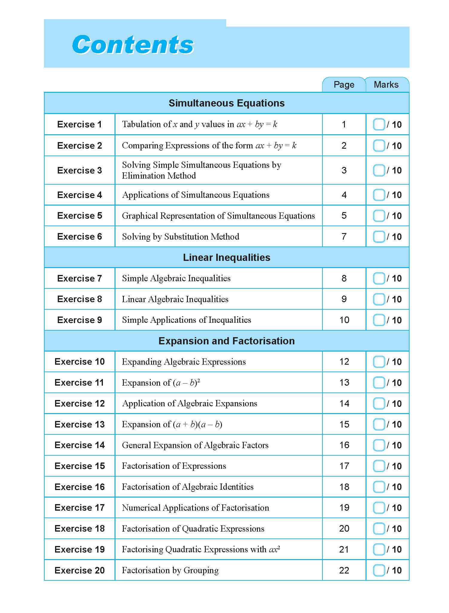 Conquer G3 Mathematics For Secondary Levels Workbook 2