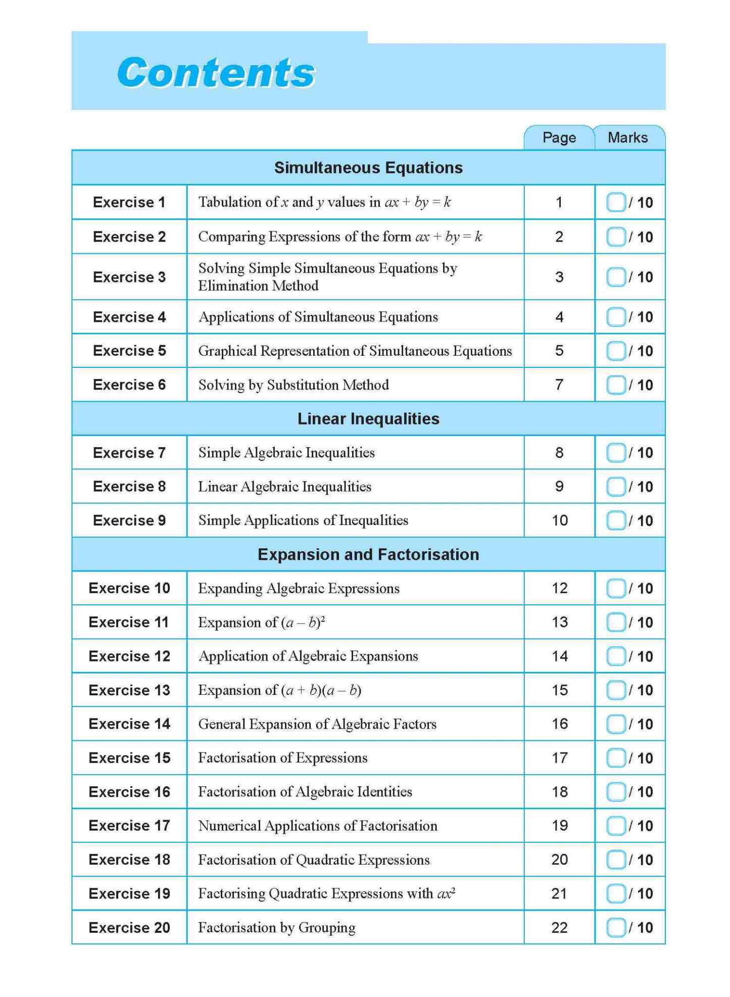 Conquer G3 Mathematics For Secondary Levels Workbook 2