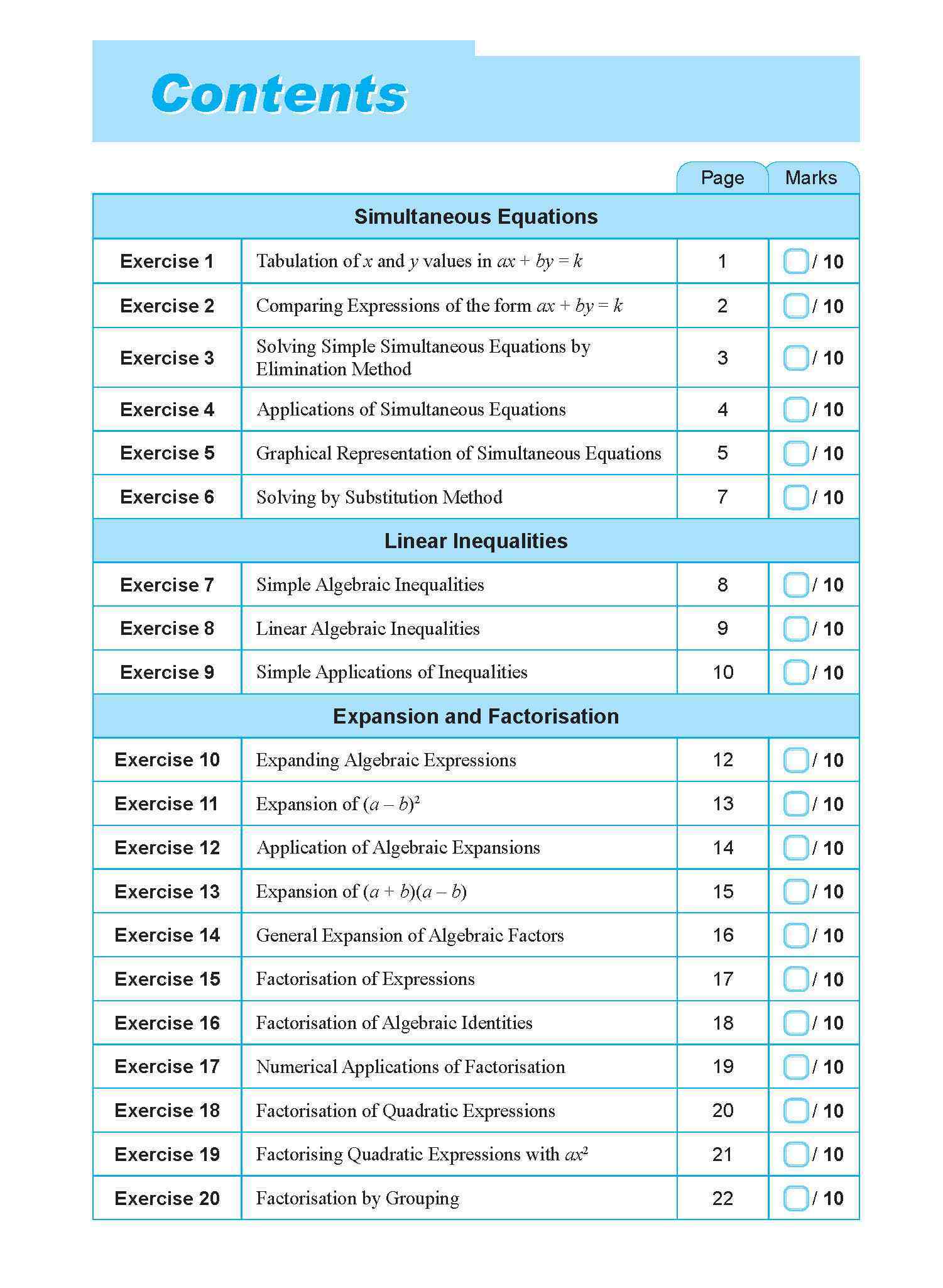 Conquer G3 Mathematics For Secondary Levels Workbook 2