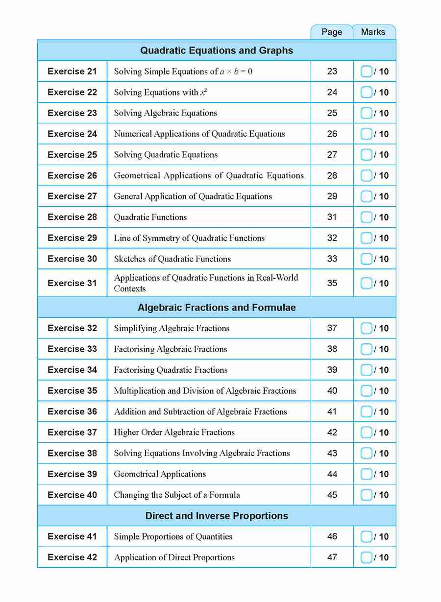 Conquer G3 Mathematics For Secondary Levels Workbook 2