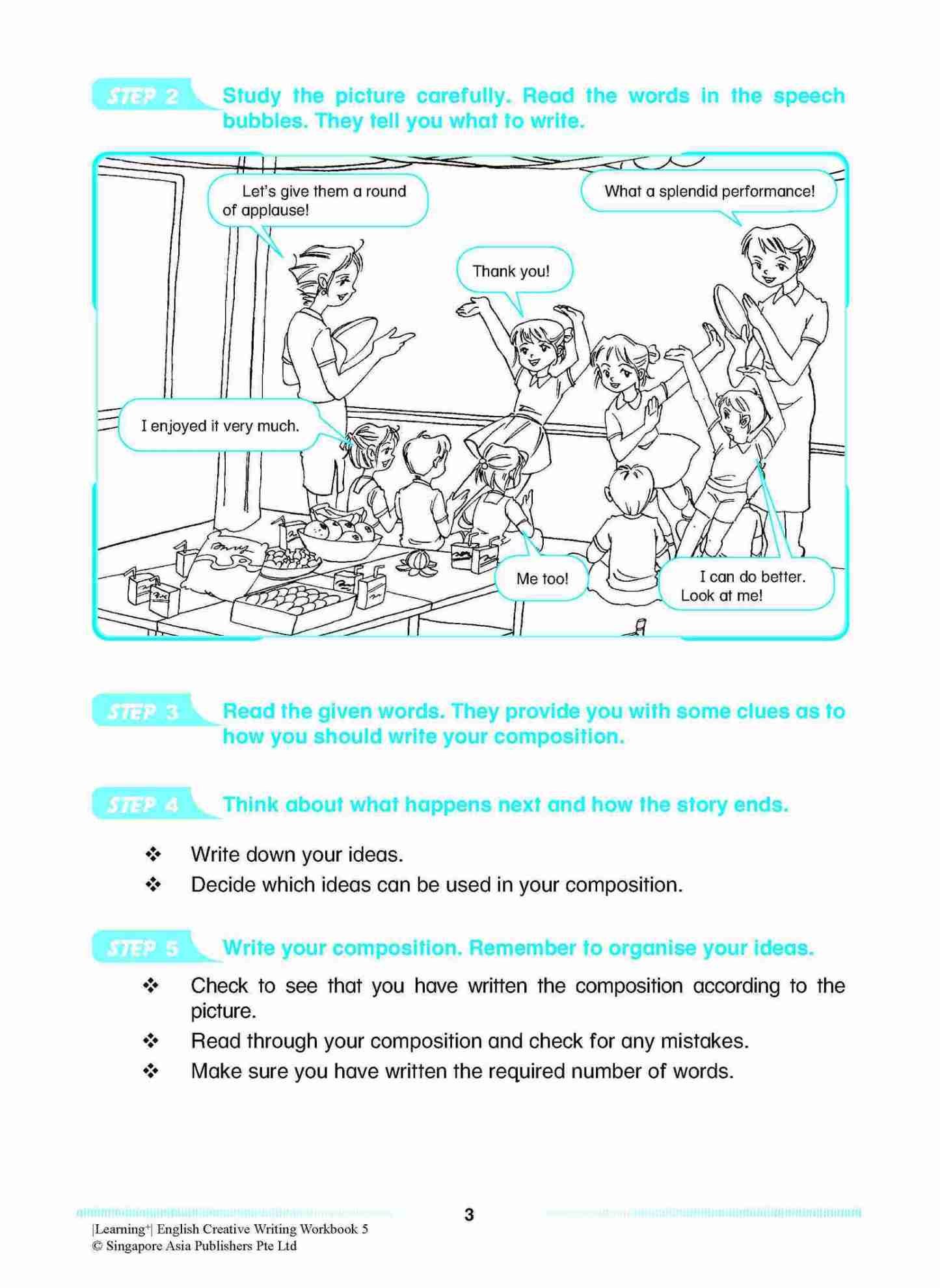 LEARNING+ ENGLISH CREATIVE WRITING Workbook 5